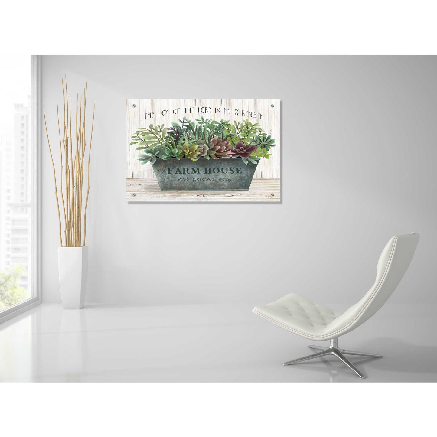 Epic Art 'The Joy of the Lord' by Cindy Jacobs, Acrylic Glass Wall Art,36x24