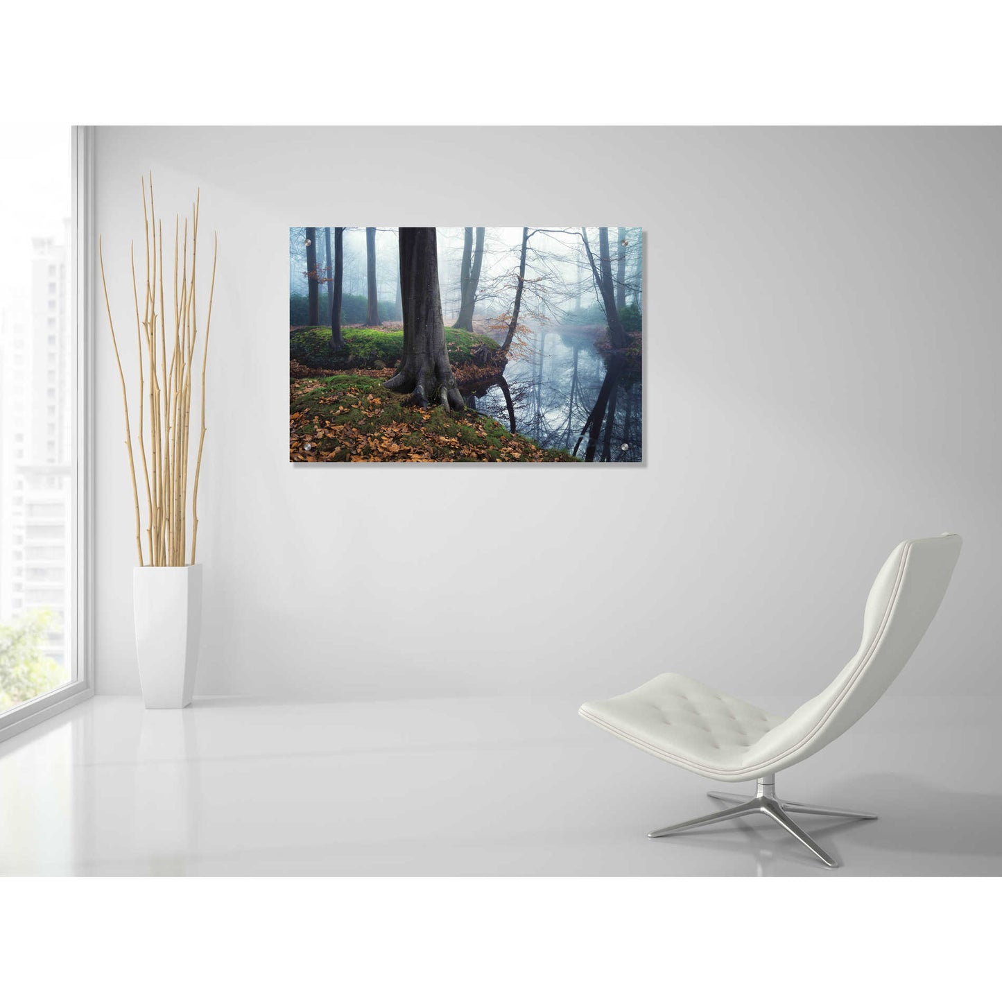 Epic Art 'Creepy Outside World' by Martin Podt, Acrylic Glass Wall Art,36x24