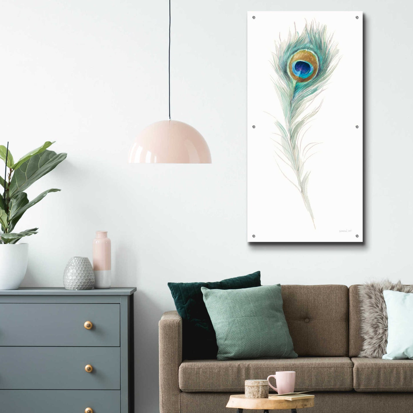 Epic Art 'Jaipur IX' by Danhui Nai, Acrylic Glass Wall Art,24x48