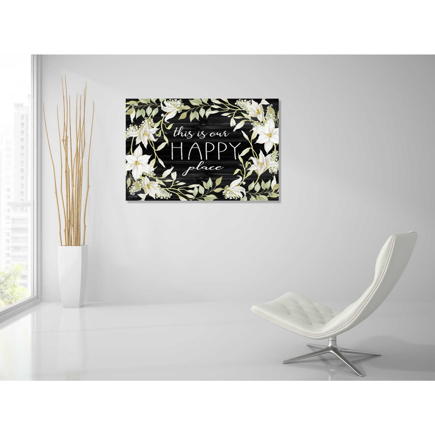 Epic Art 'This is Our Happy Place' by Cindy Jacobs, Acrylic Glass Wall Art,36x24