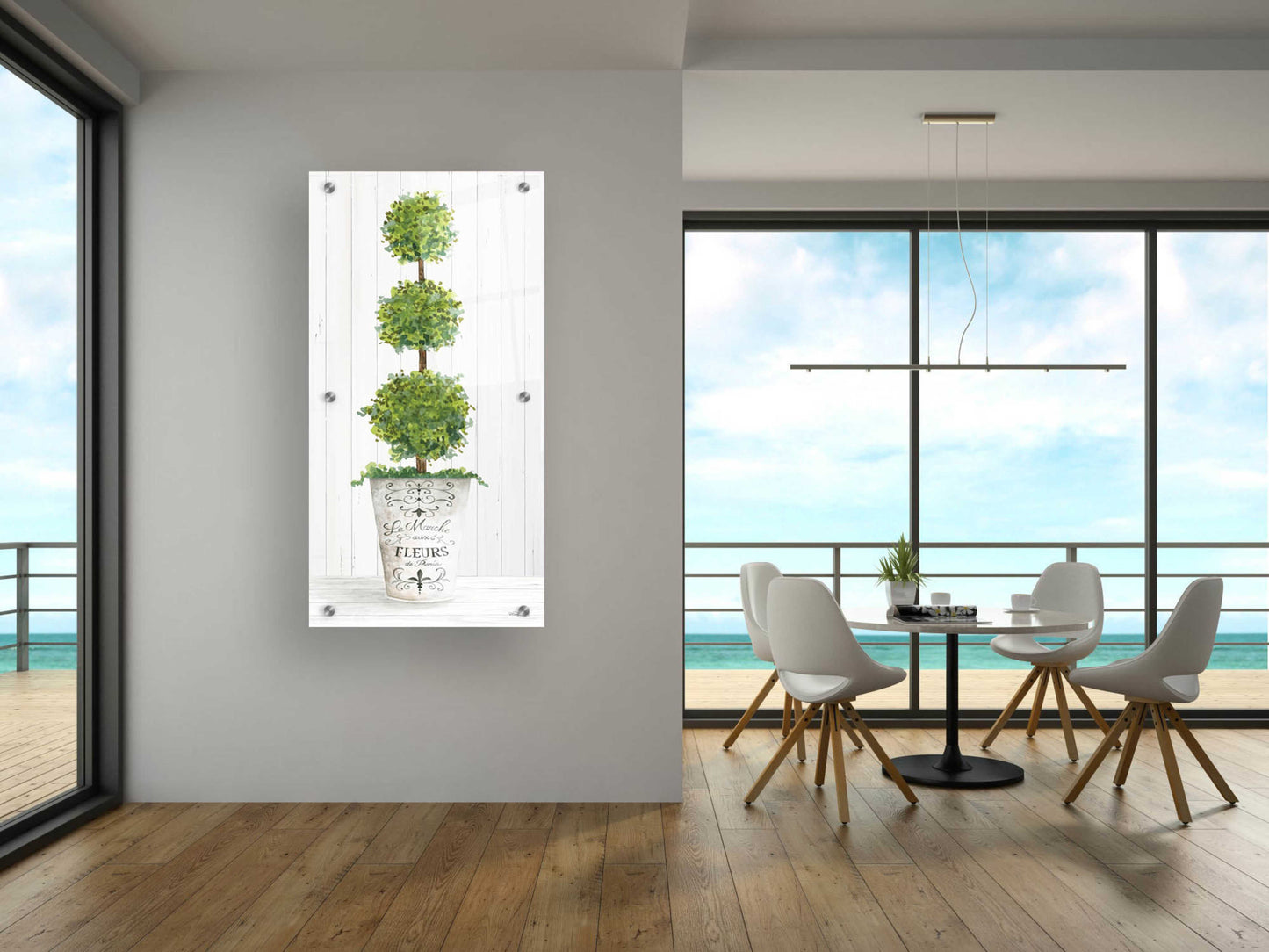 Epic Art 'Magnificent Topiary I' by Cindy Jacobs, Acrylic Glass Wall Art,24x48