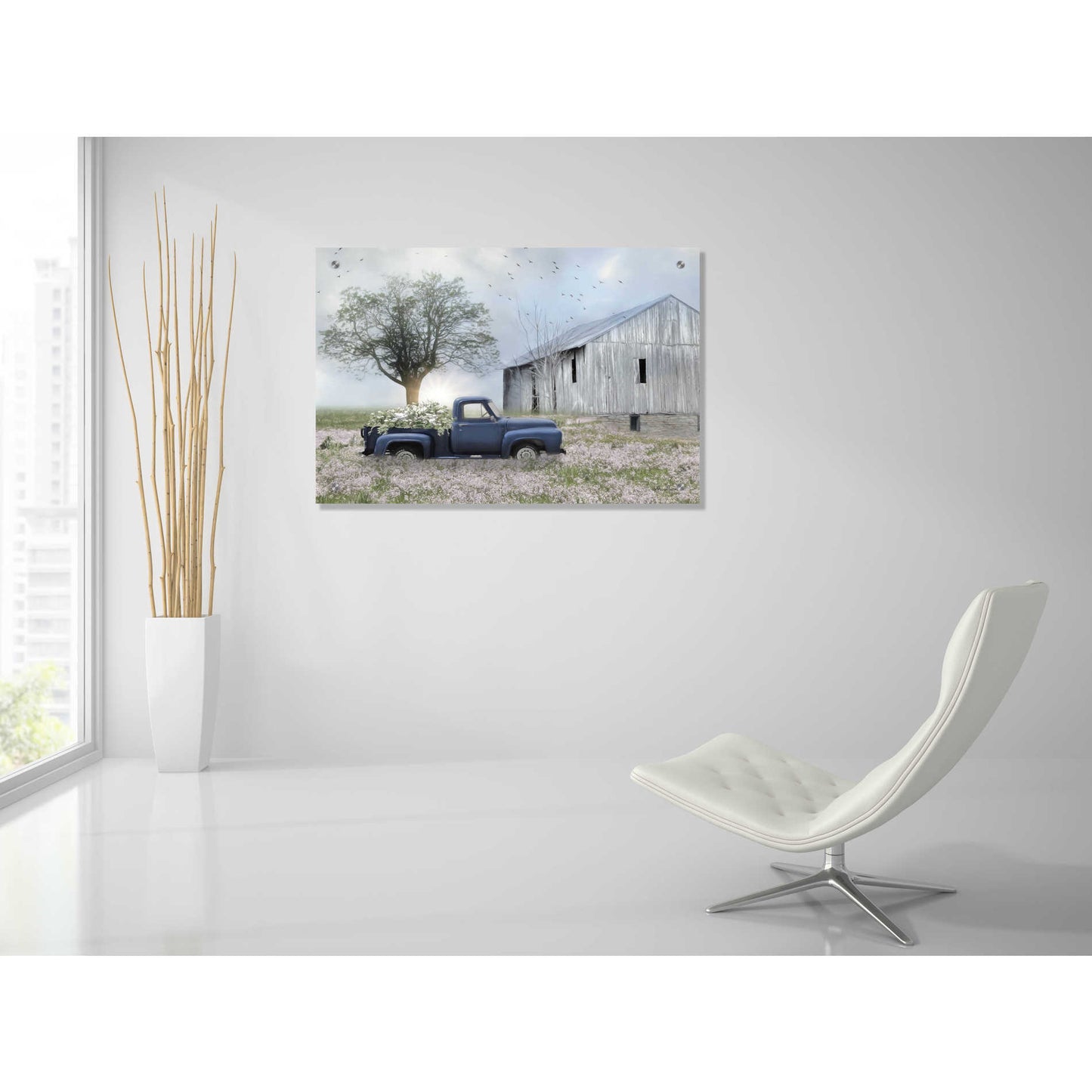 Epic Art 'I Must Have Flowers' by Lori Deiter, Acrylic Glass Wall Art,36x24