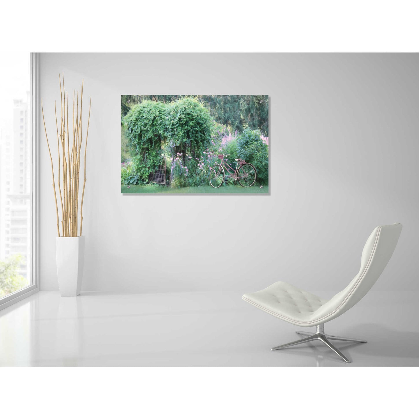 Epic Art 'Summer Greens' by Lori Deiter, Acrylic Glass Wall Art,36x24