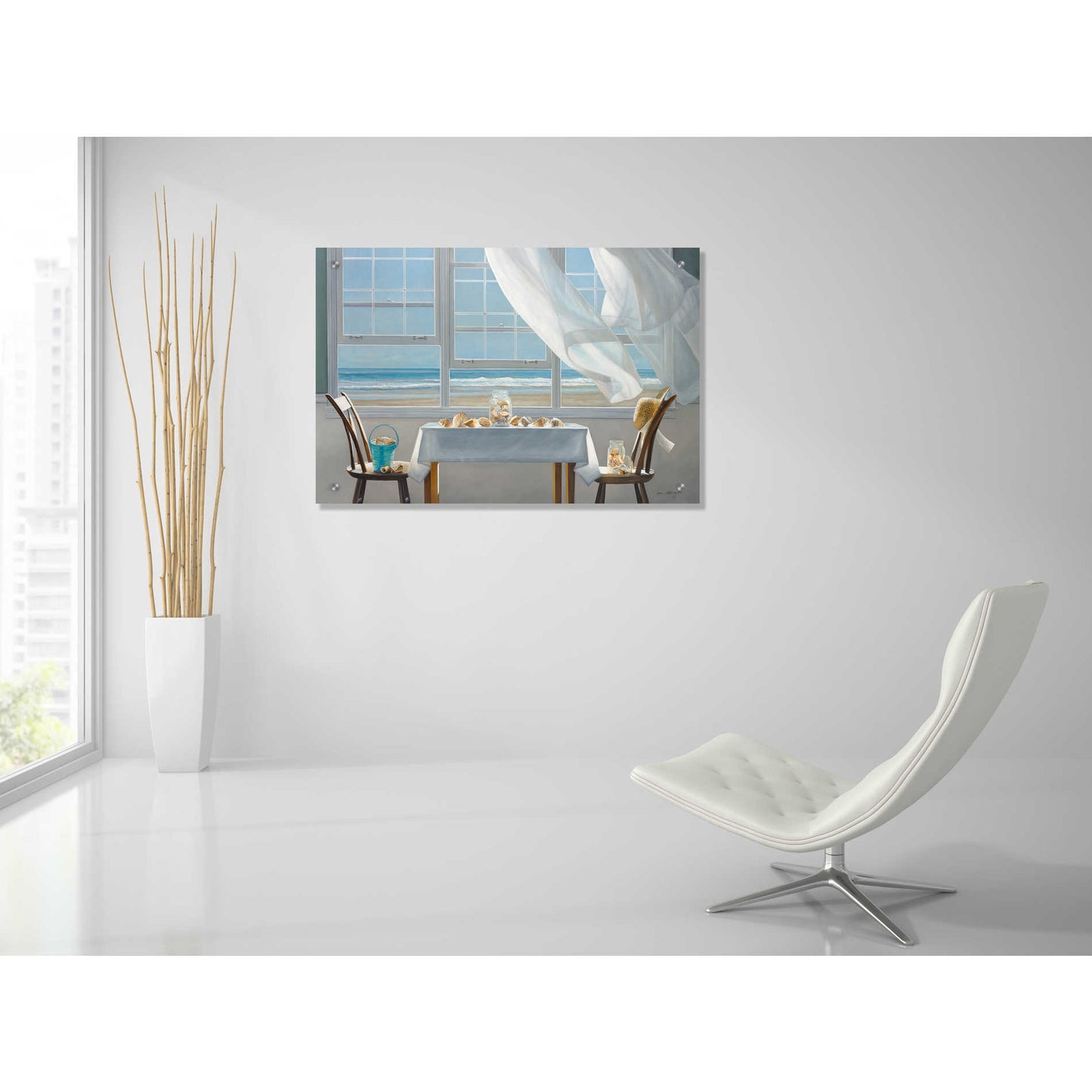 'The Shell Collectors' by Karen Hollingsworth, Acrylic Wall Art,36x24