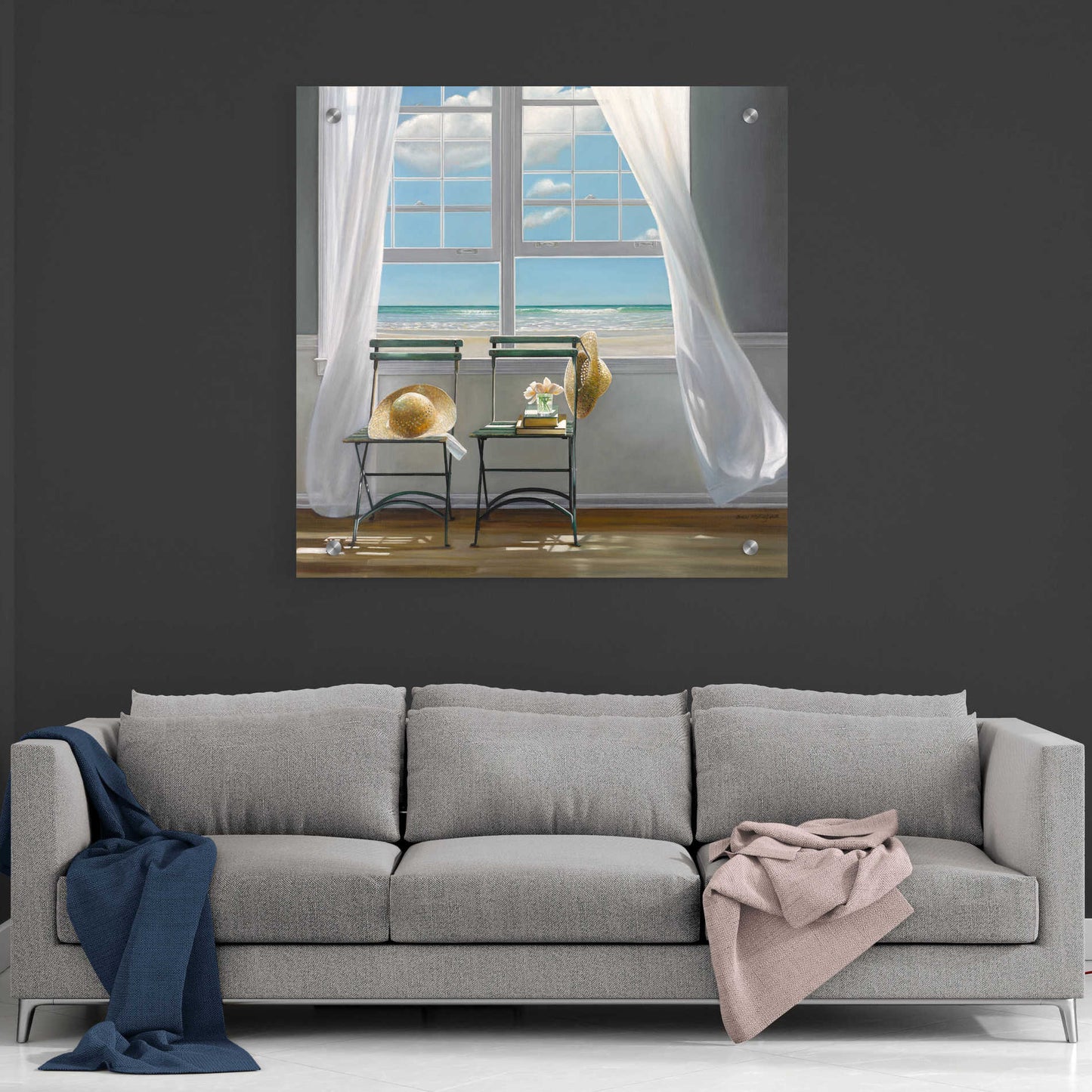 'Slow Motion' by Karen Hollingsworth, Acrylic Wall Art,36x36