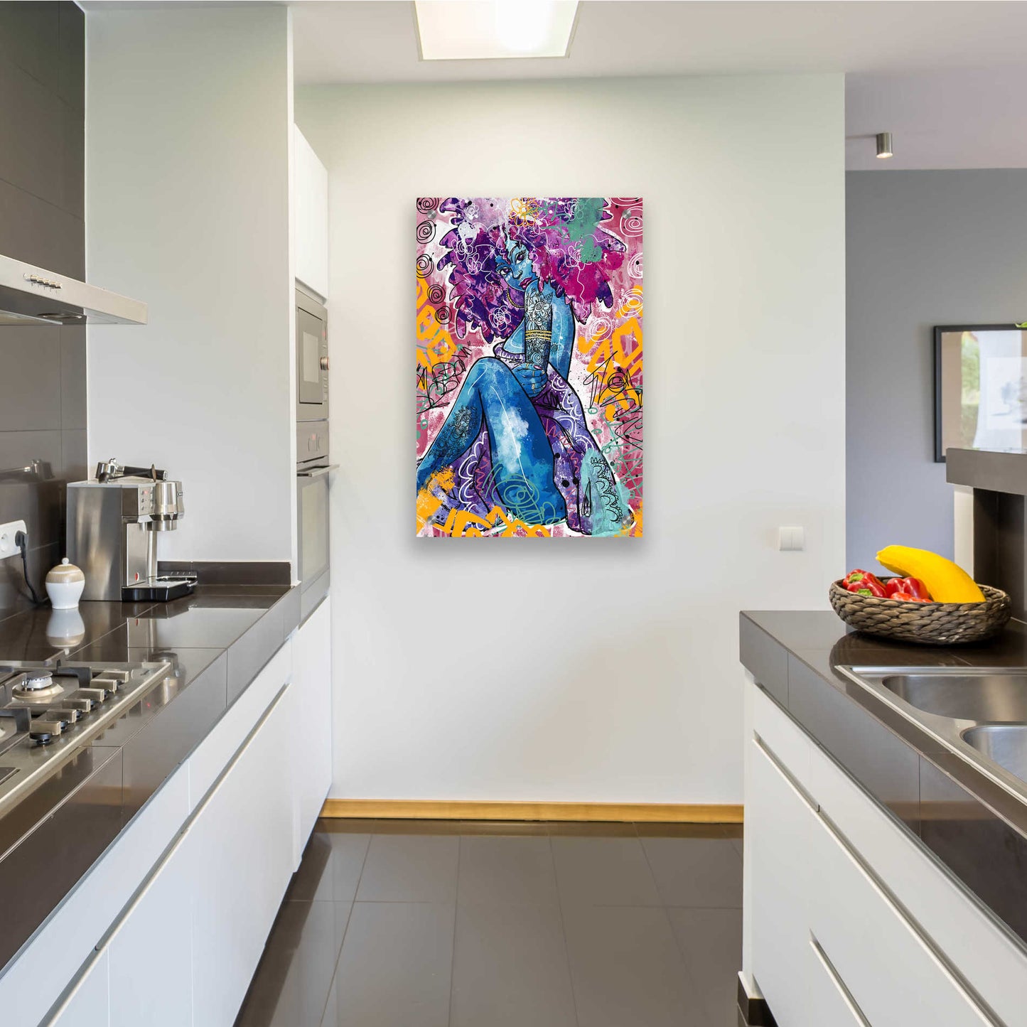 Epic Art 'Lfe' by Justin Copeland, Acrylic Glass Wall Art,24x36