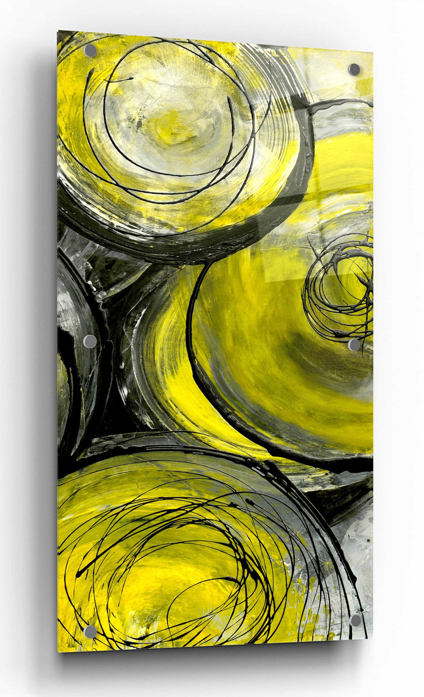 Epic Art 'Rush Hour Taxi II' by Erin Ashley, Acrylic Glass Wall Art