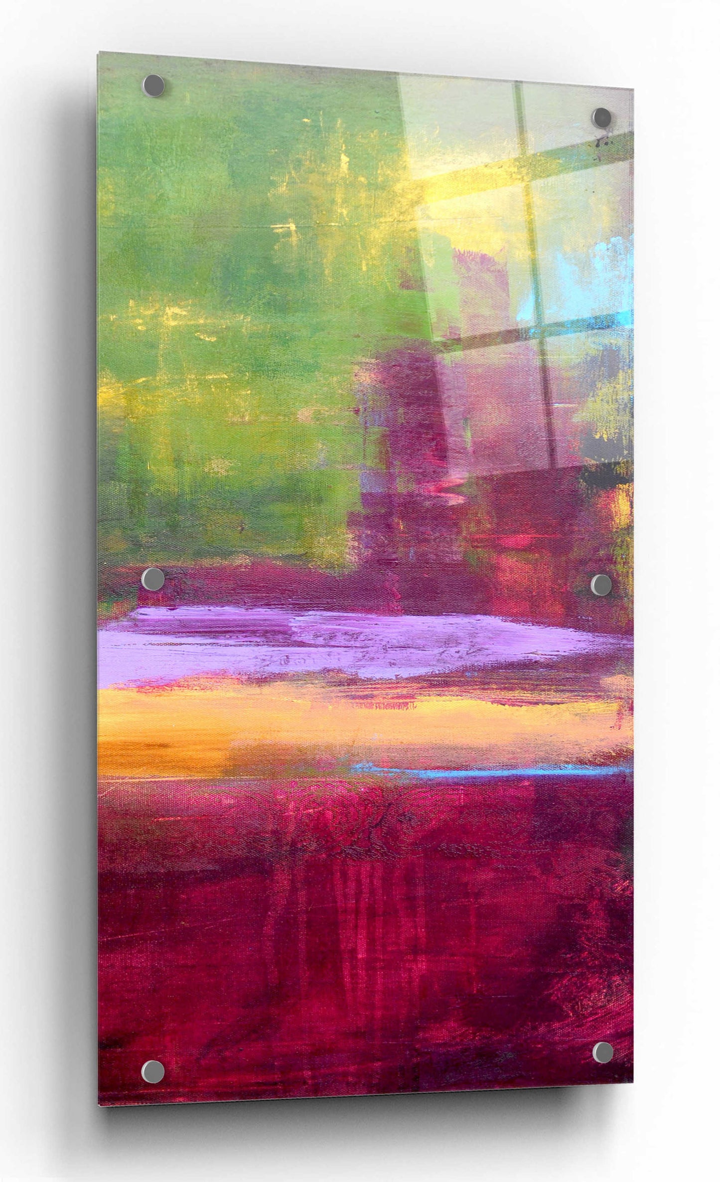 Epic Art 'Juliet's Vineyard II' by Erin Ashley, Acrylic Glass Wall Art