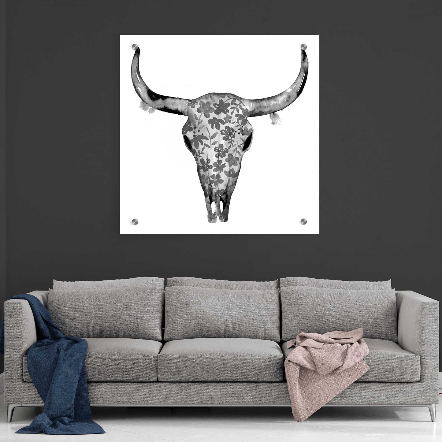 Epic Art 'Botanic Mount II' by Grace Popp, Acrylic Glass Wall Art,36x36