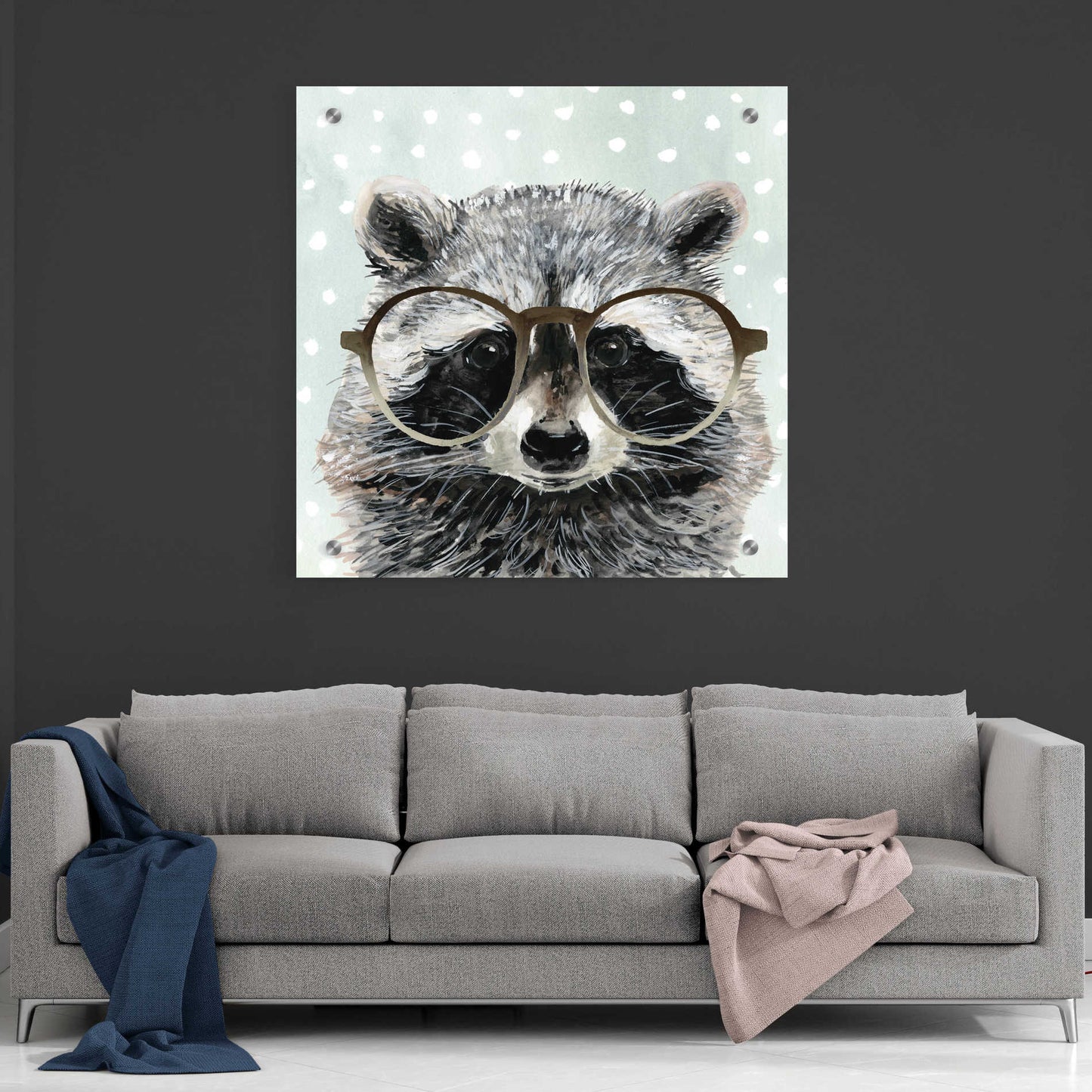 Epic Art 'Four-Eyed Forester IV' by Victoria Borges, Acrylic Glass Wall Art,36x36