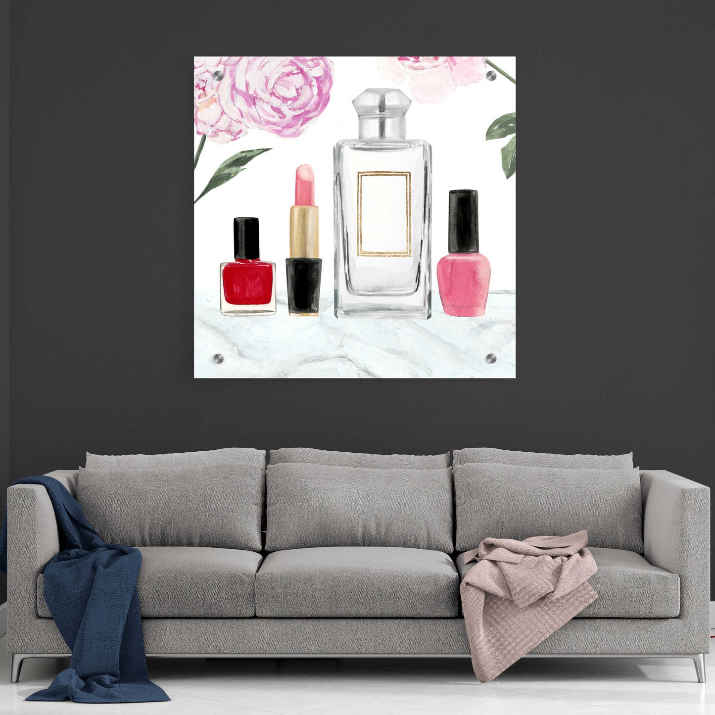 Epic Art 'Get Glam IX' by Victoria Borges, Acrylic Glass Wall Art,36x36