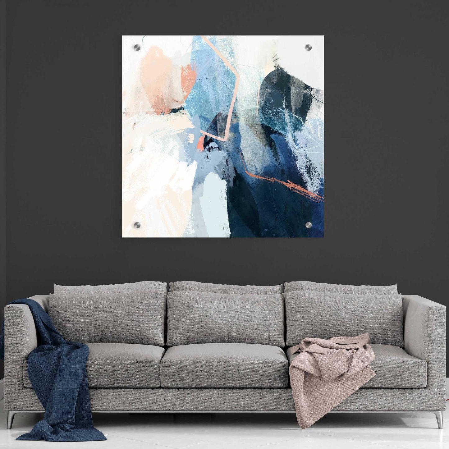 Epic Art 'Luz II' by Victoria Borges, Acrylic Glass Wall Art,36x36