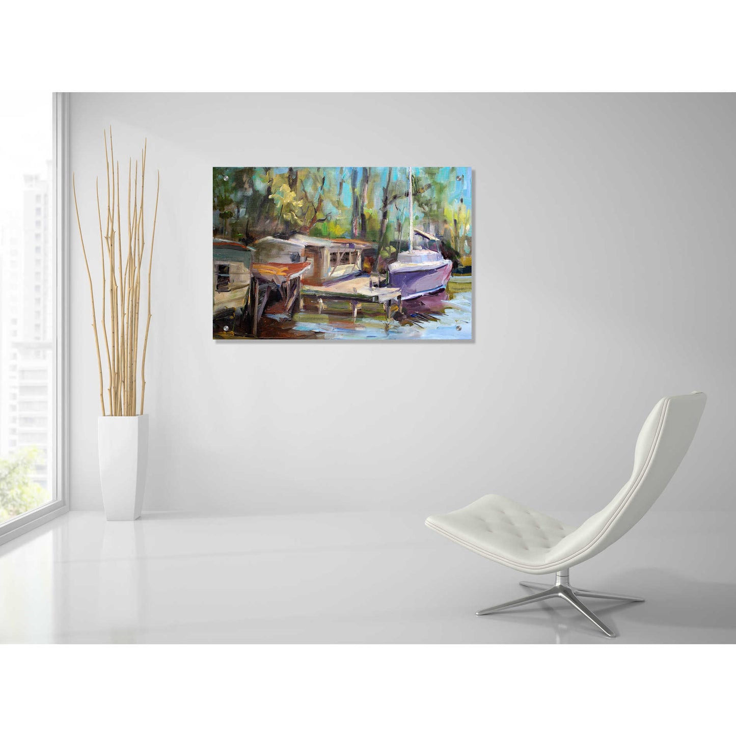 Epic Art 'Afternoon Rest' by Carol Hallock, Acrylic Glass Wall Art,36x24