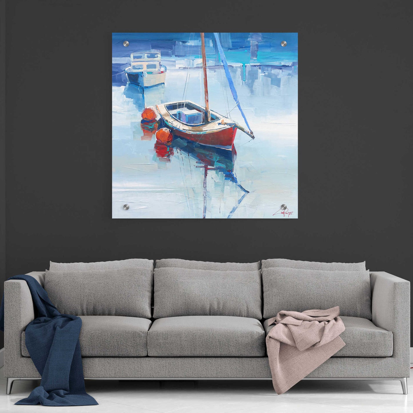 Epic Art 'On the Creek' by Craig Trewin Penny, Acrylic Glass Wall Art,36x36