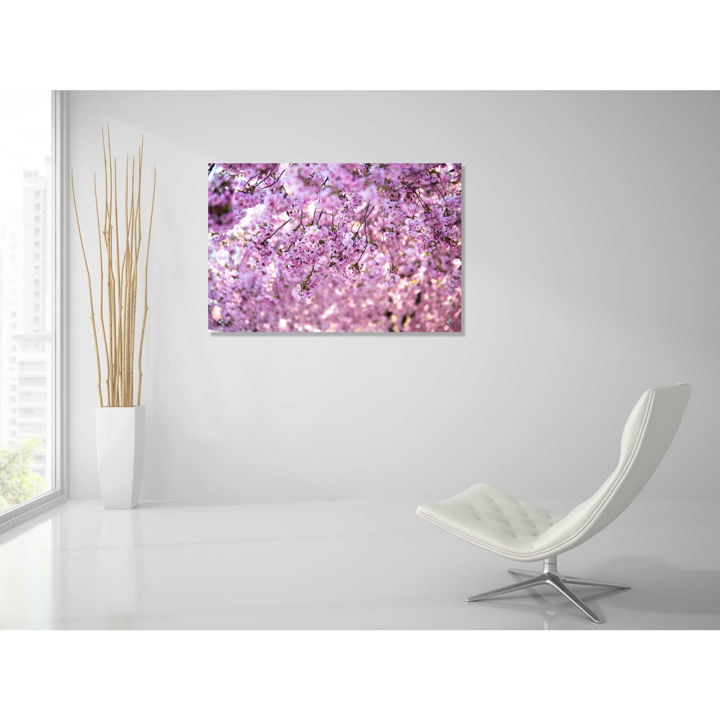 Epic Art 'Cherry Blossom Flowers' by Nicklas Gustafsson Acrylic Glass Wall Art,36x24