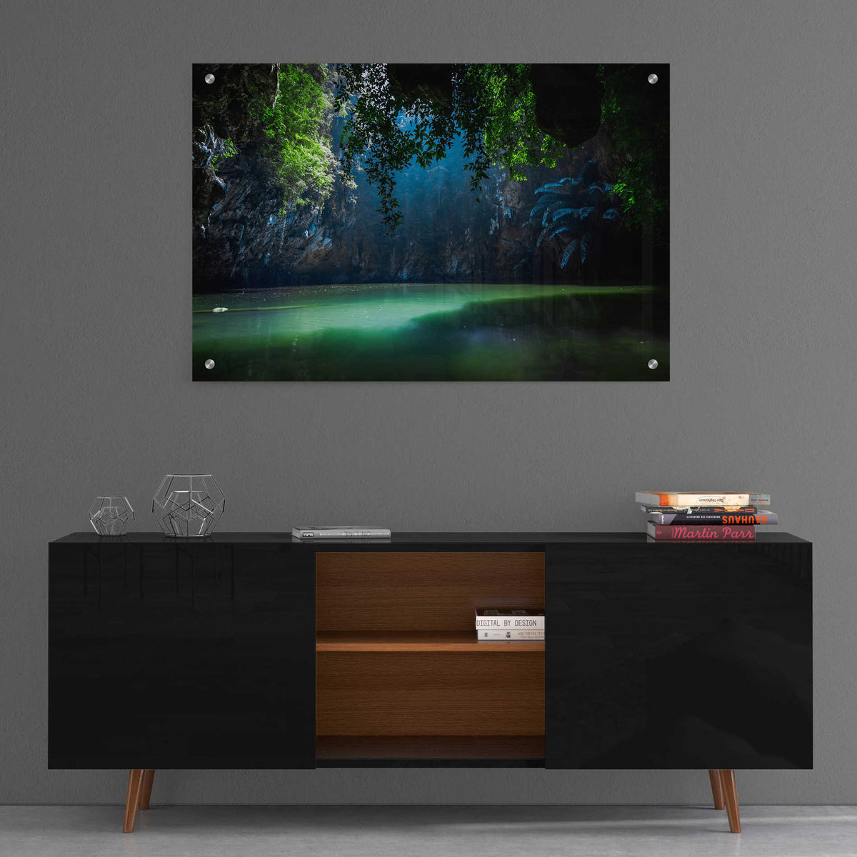 Epic Art 'Lagoon' by Nicklas Gustafsson Acrylic Glass Wall Art,36x24