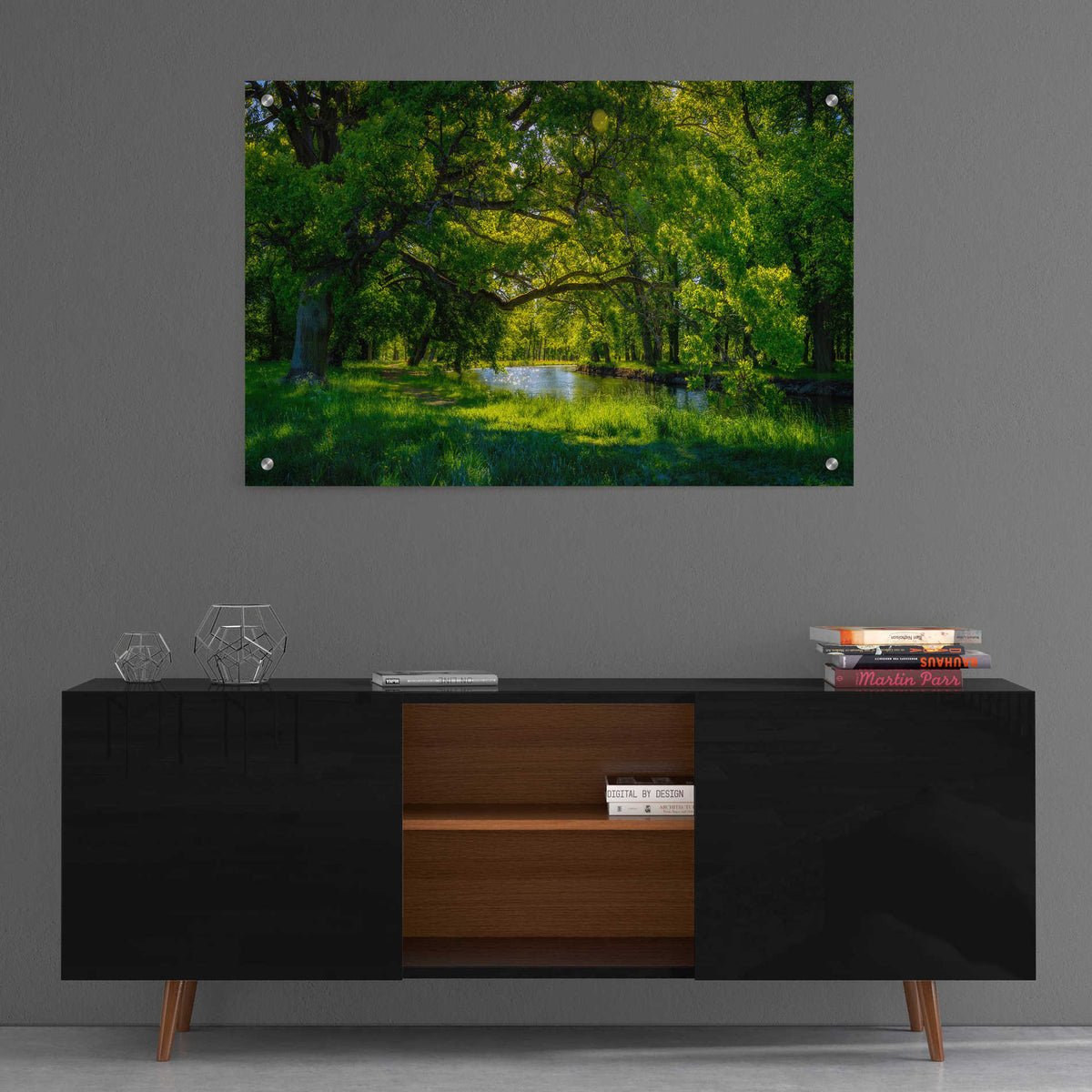 Epic Art 'Summer Morning In The Park' by Nicklas Gustafsson Acrylic Glass Wall Art,36x24