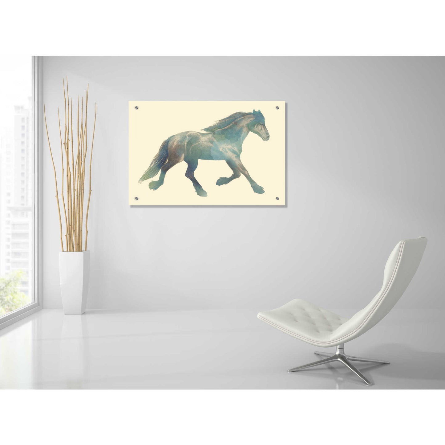 Epic Art 'Gypsian Paint II' by Grace Popp, Acrylic Wall Glass,36x24