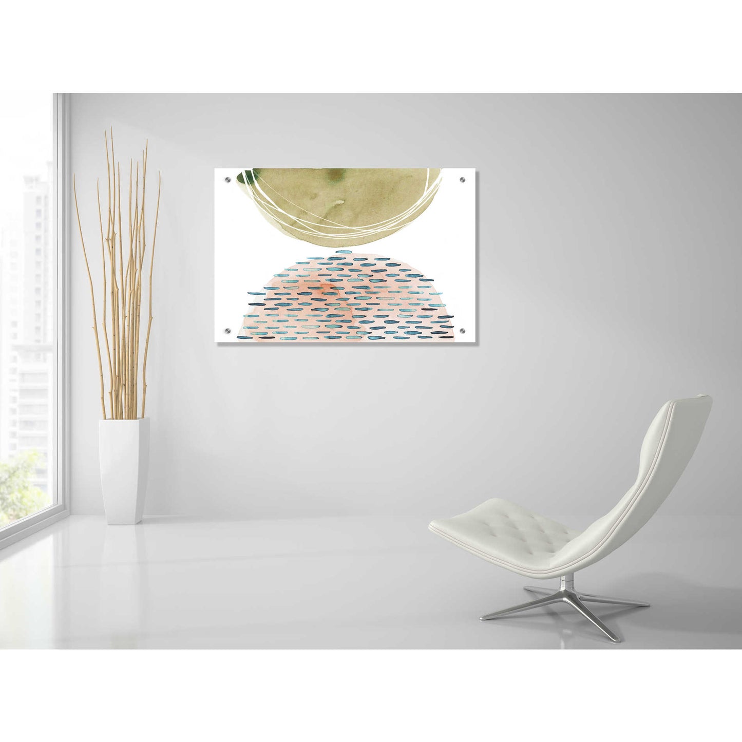 Epic Art 'Up and Over I' by Grace Popp, Acrylic Wall Glass,36x24