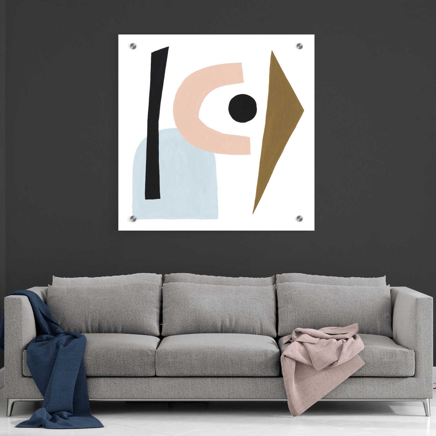 Epic Art 'Informal Formation II' by Grace Popp, Acrylic Wall Glass,36x36