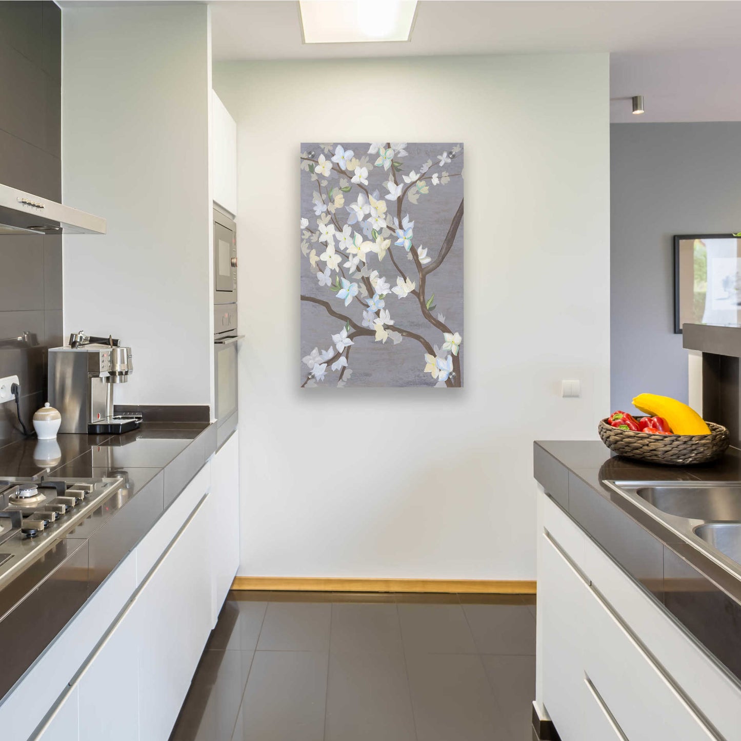Epic Art 'Cherry Blossom Haze II' by Grace Popp, Acrylic Wall Glass,24x36