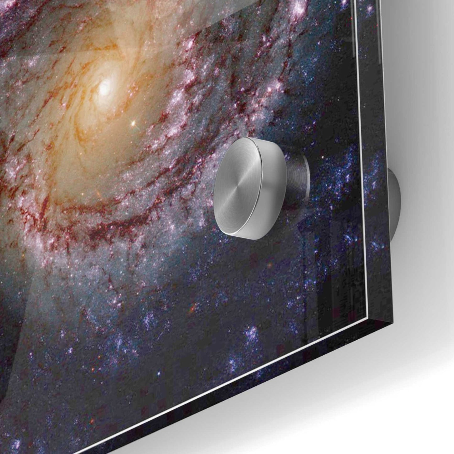 Epic Art "Grand Swirls" Hubble Space Telescope Acrylic Glass Wall Art,24x24