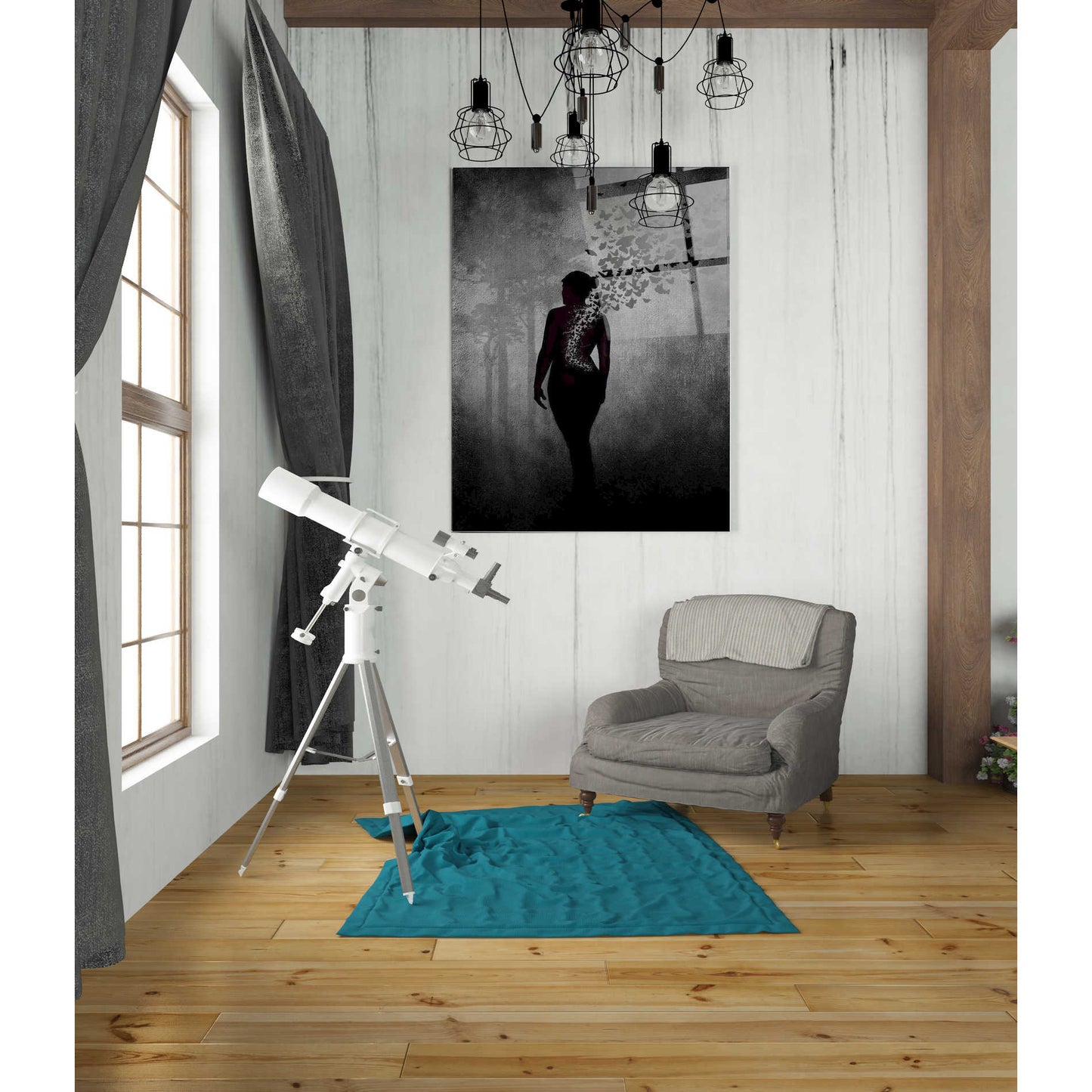 Epic Art 'The Butterfly Transformation' by Nicklas Gustafsson, Acrylic Glass Wall Art,24x36