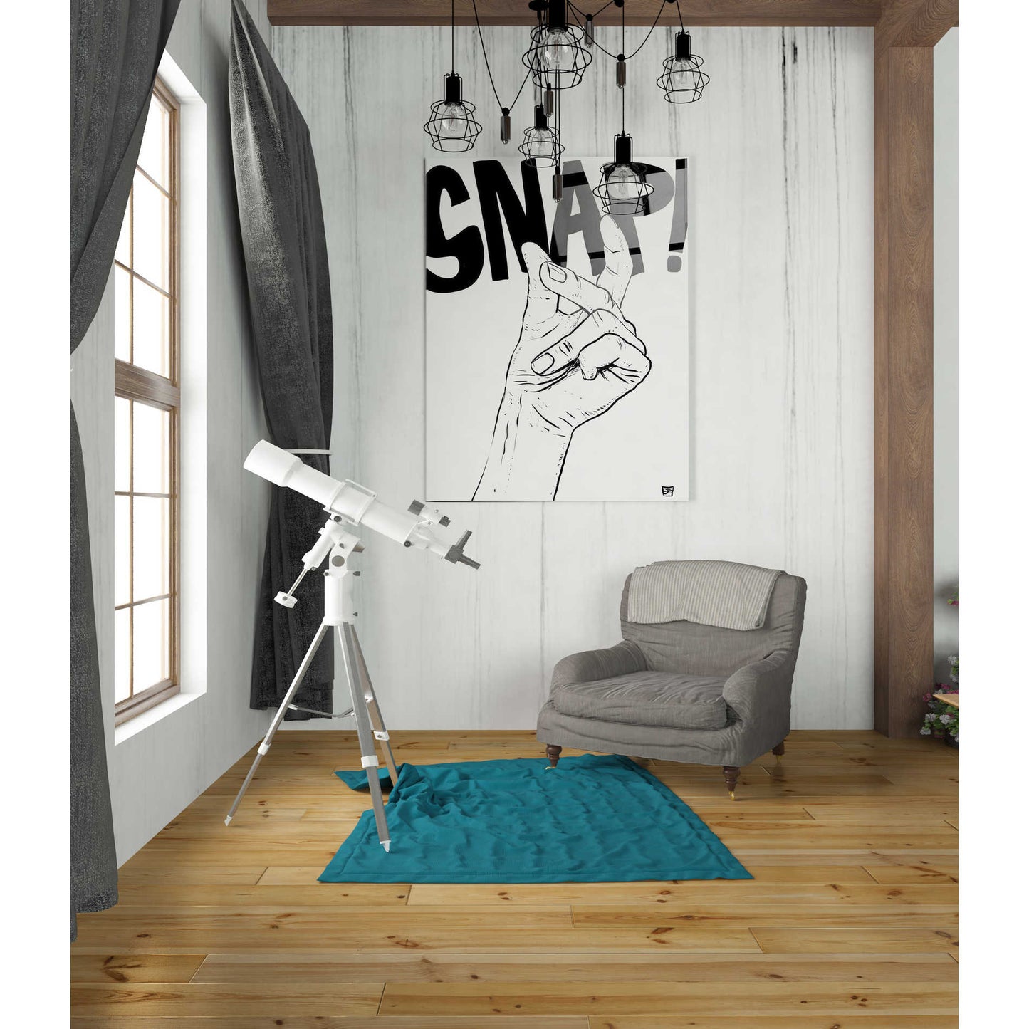 Epic Art "Snap" by Giuseppe Cristiano, Acrylic Glass Wall Art,24x36