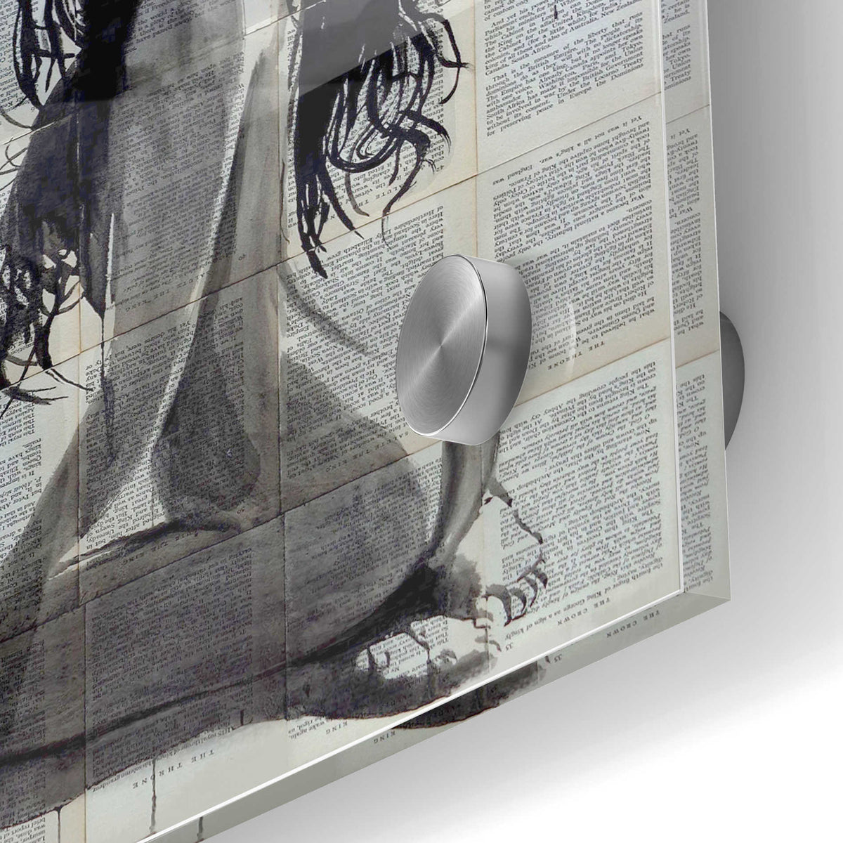 Epic Art 'Daisy Chain' by Loui Jover, Acrylic Glass Wall Art,24x36