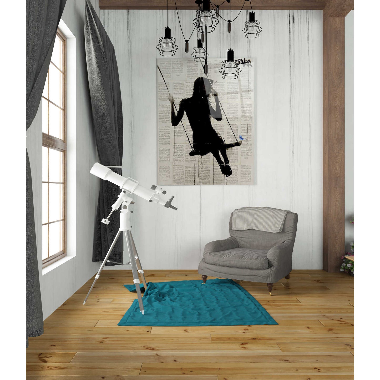 Epic Art 'The Freedom of Sometimes' by Loui Jover, Acrylic Glass Wall Art,24x36