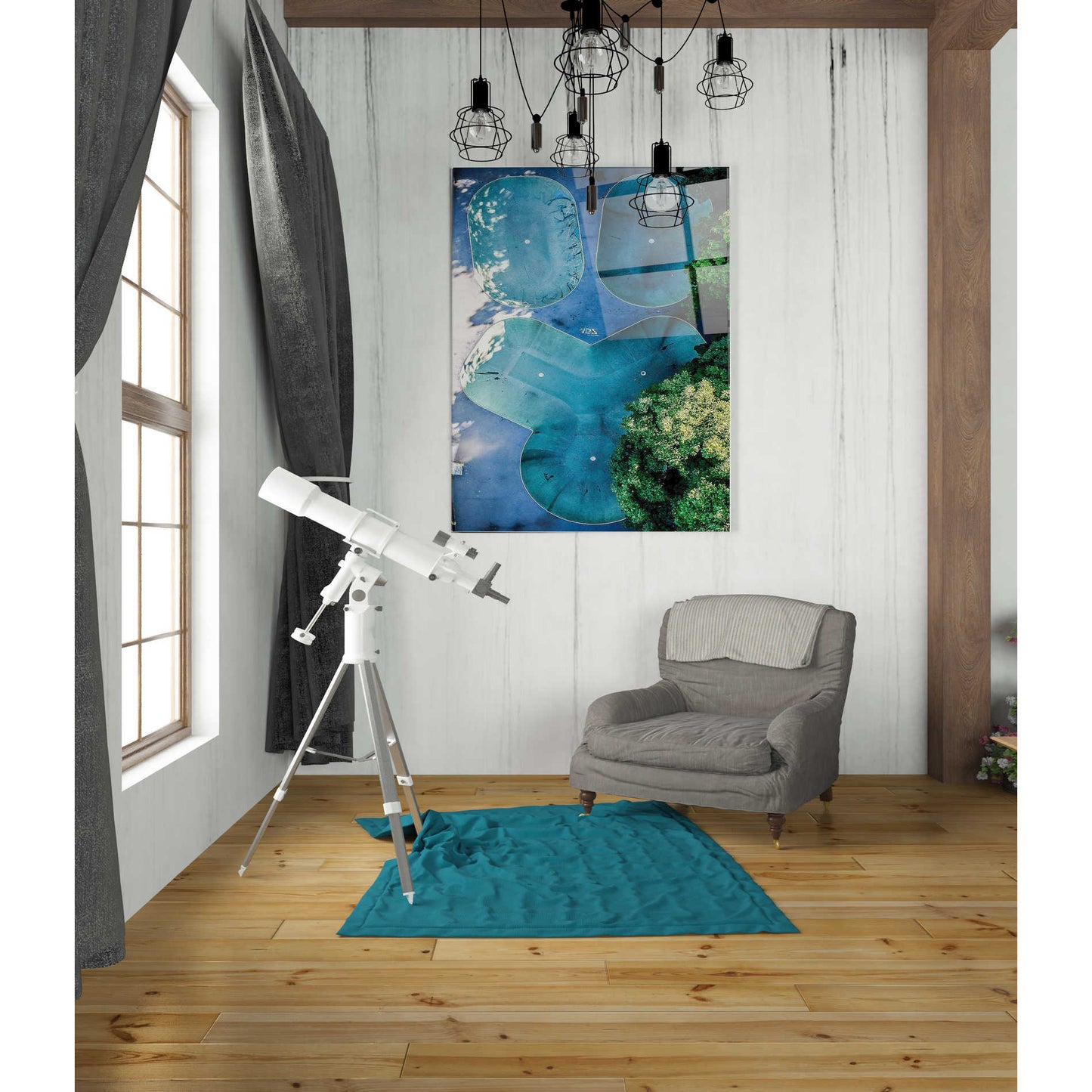 Epic Art 'Skatepark' by Nicklas Gustafsson, Acrylic Glass Wall Art,24x36