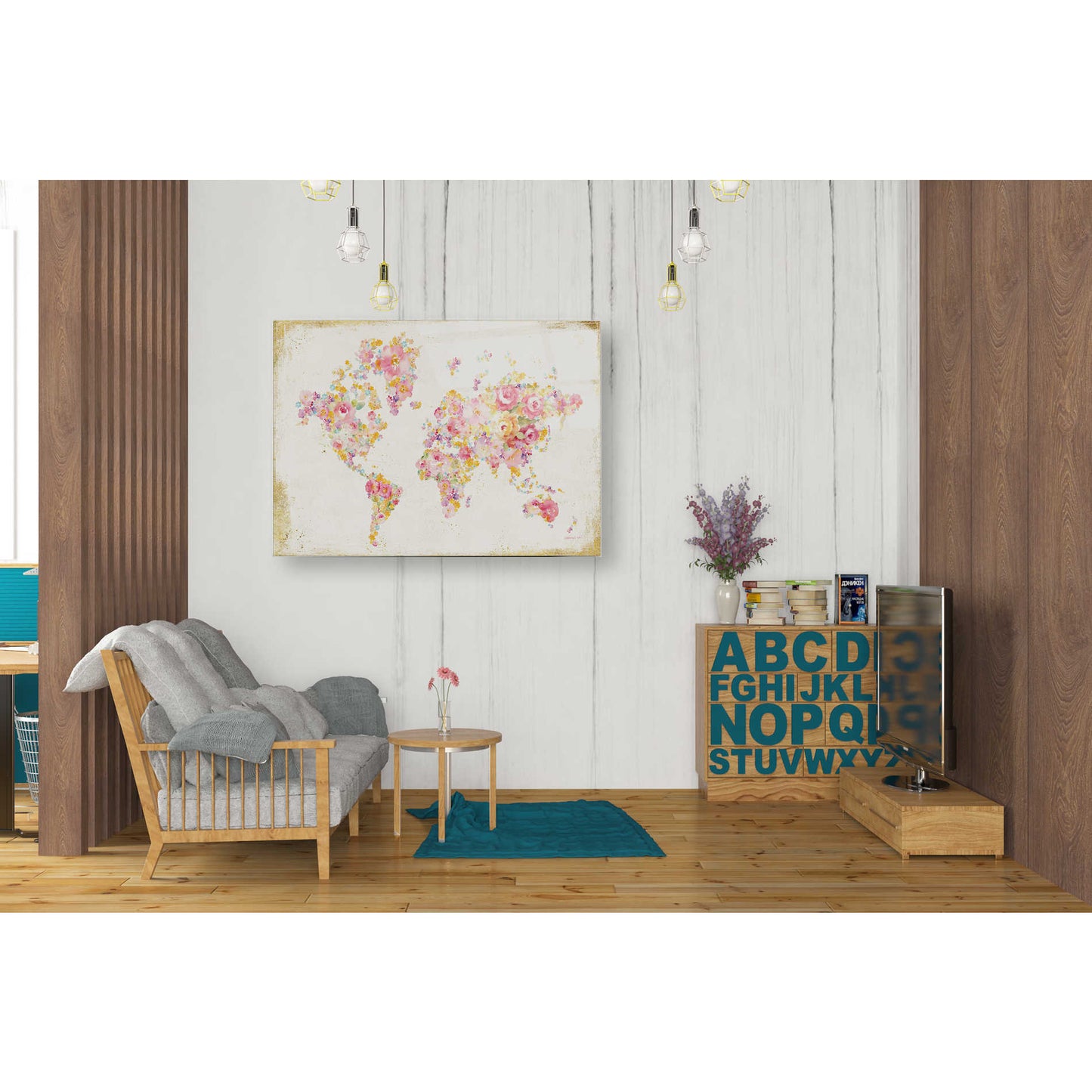 Epic Art 'Midsummer World' by Danhui Nai, Acrylic Glass Wall Art,24x36