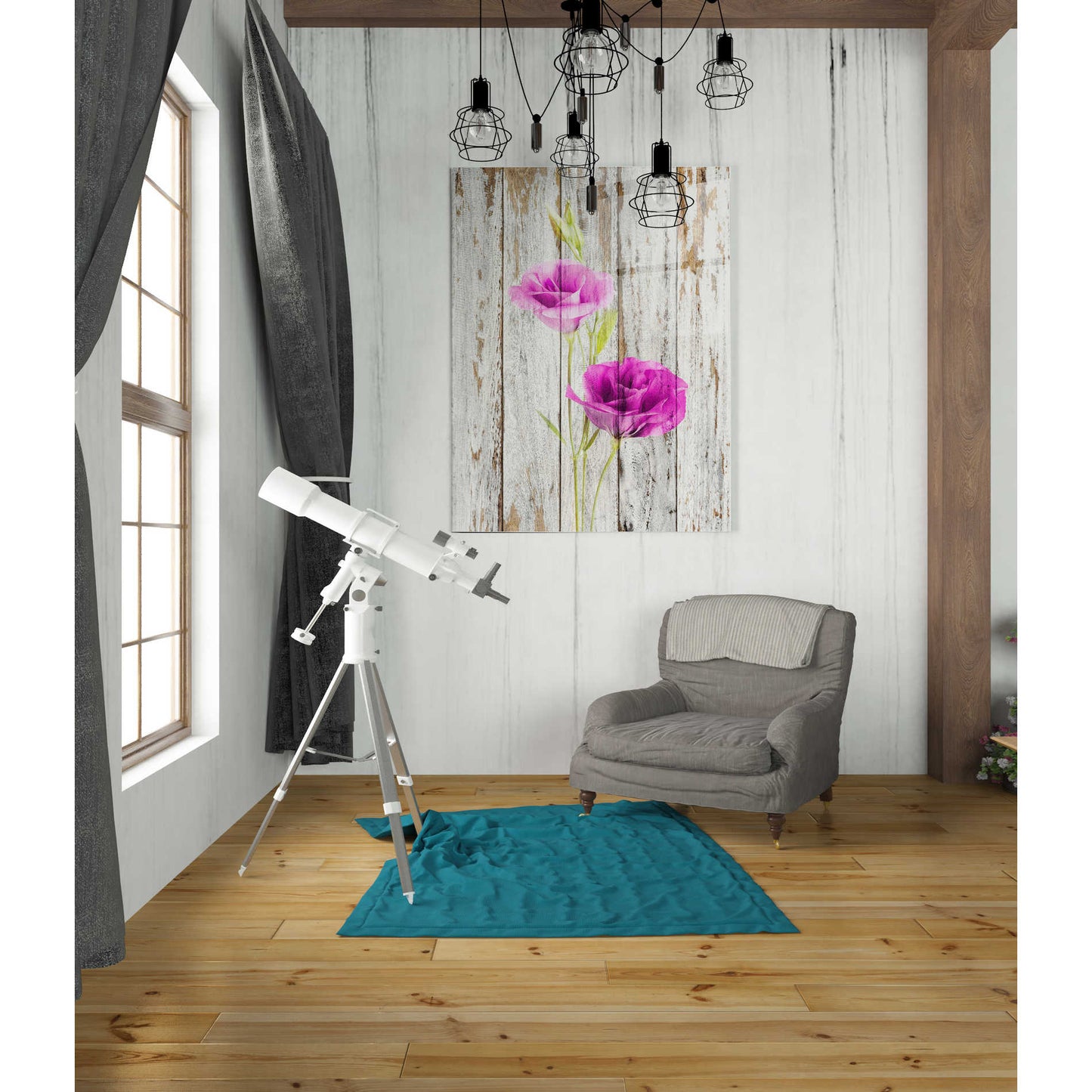 Epic Art "Sensitive, Creative, yet Rustic" Acrylic Glass Wall Art,24x36