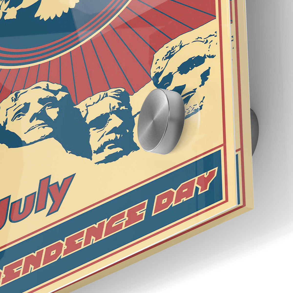 Epic Art 'Independence Day Rushmore' Acrylic Glass Wall Art,24x36