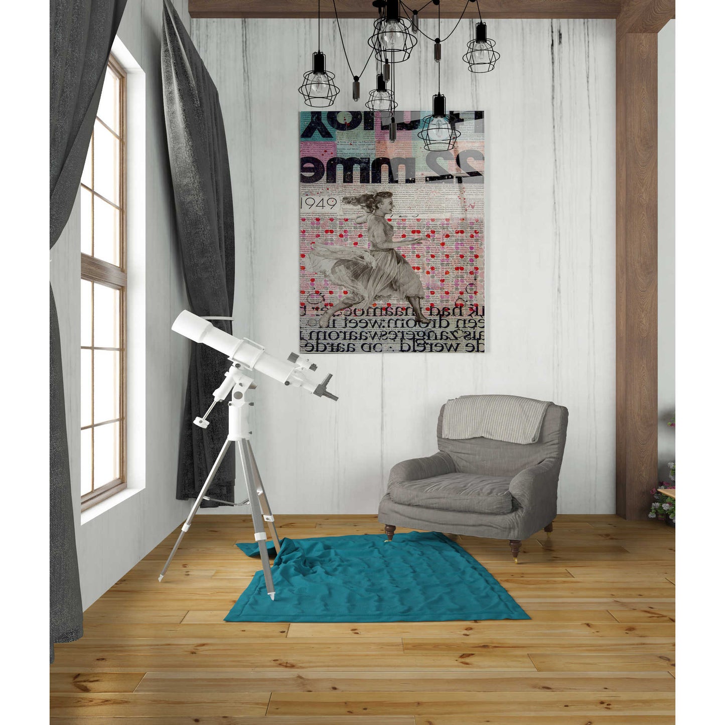 Epic Art 'BACK IN TIME' by DB Waterman, Acrylic Glass Wall Art,24x36