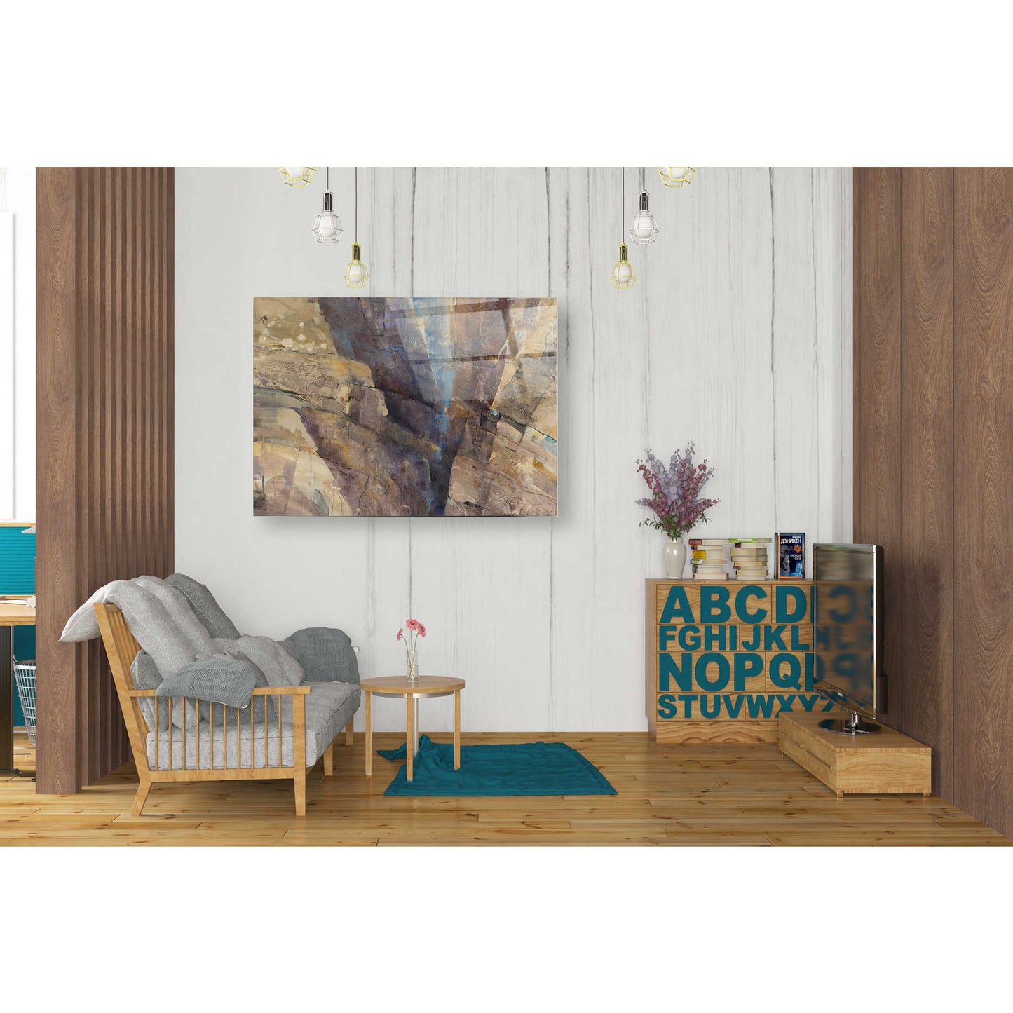 Epic Art 'Canyon II' by Albena Hristova, Acrylic Glass Wall Art,24x36