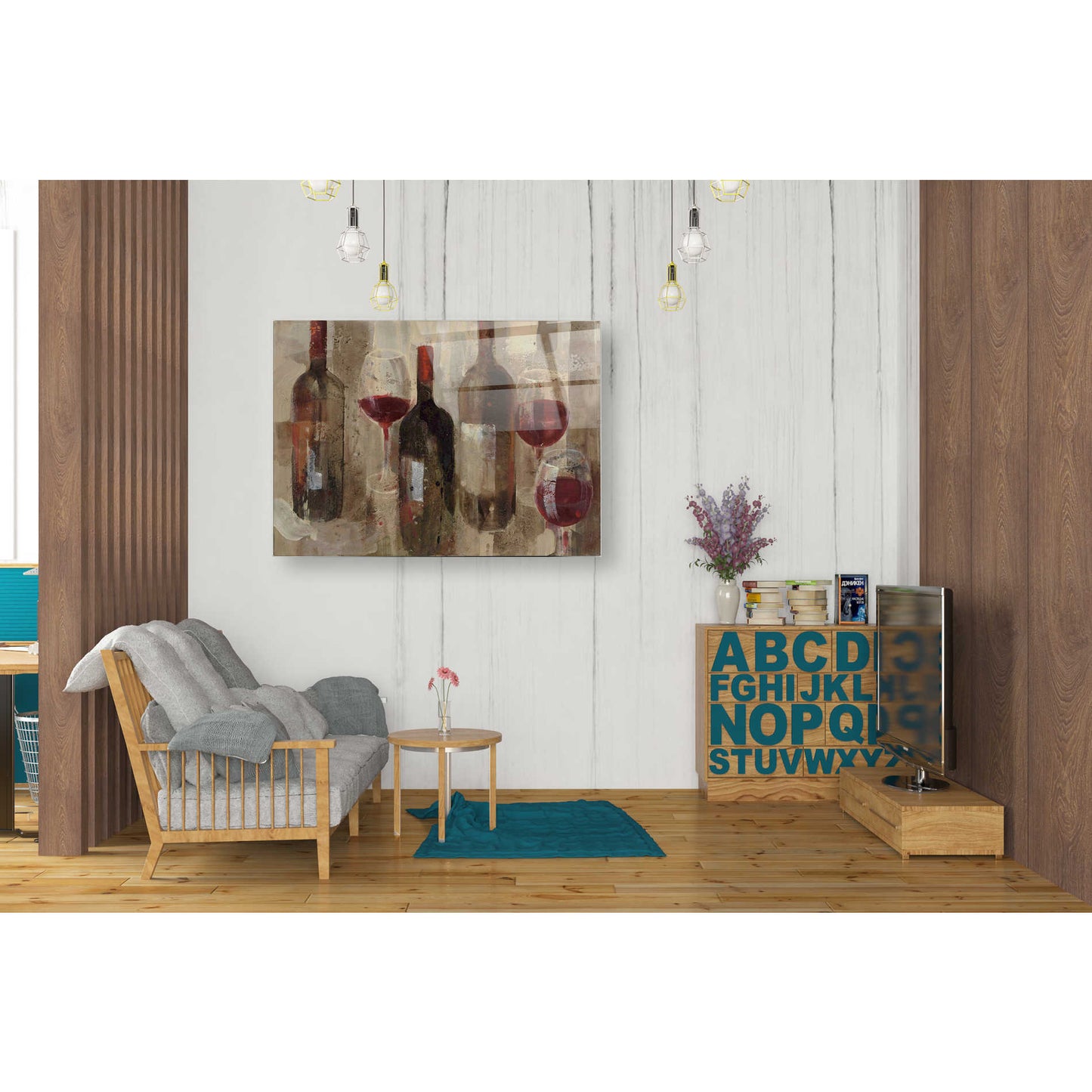 Epic Art 'Festa I v2 Neutral' by Albena Hristova, Acrylic Glass Wall Art,24x36