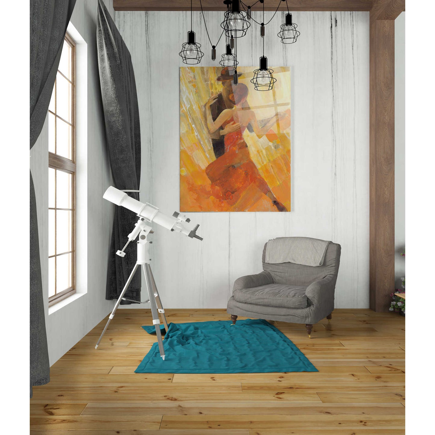 Epic Art 'Tango' by Albena Hristova, Acrylic Glass Wall Art,24x36