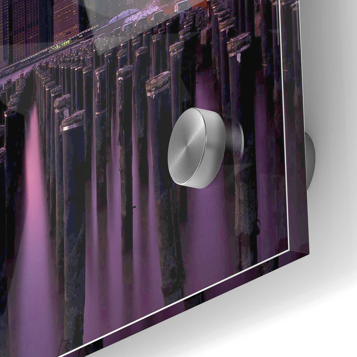 Epic Art 'Manhattan Glow' by Katherine Gendreau, Acrylic Glass Wall Art,24x36