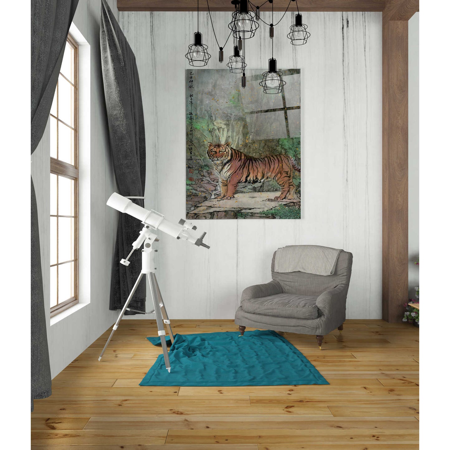 Epic Art 'Insight' by River Han, Acrylic Glass Wall Art,24x36