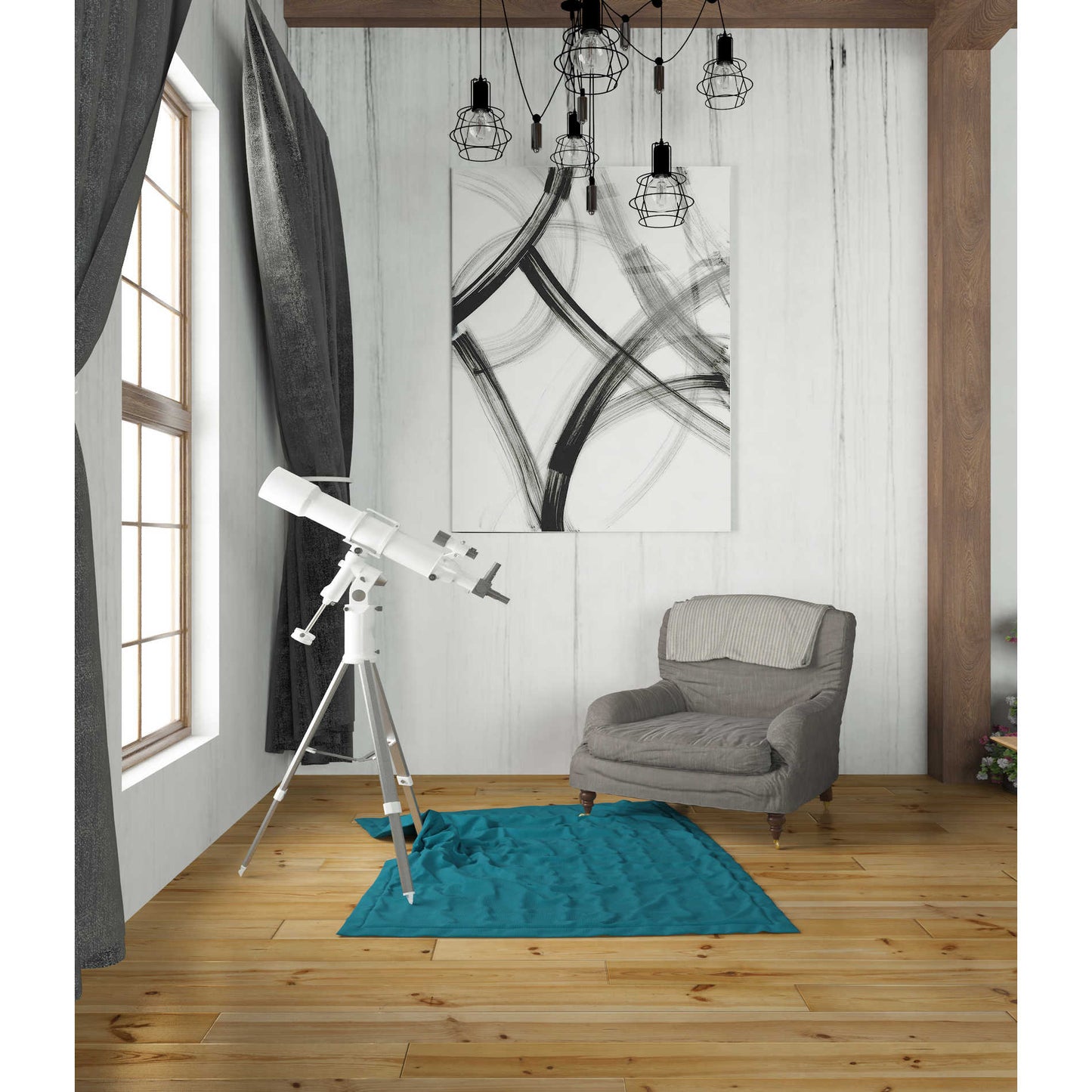 Epic Art 'Wye' Acrylic Glass Wall Art,24x36