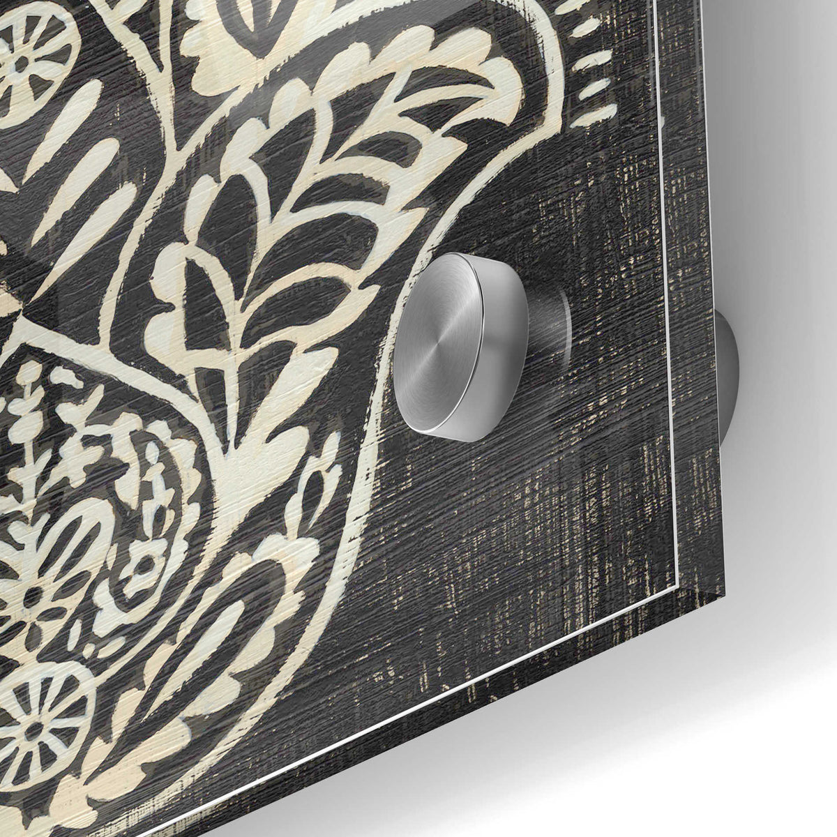 Epic Art 'Night Hamsa I' by Chariklia Zarris Acrylic Glass Wall Art,24x36