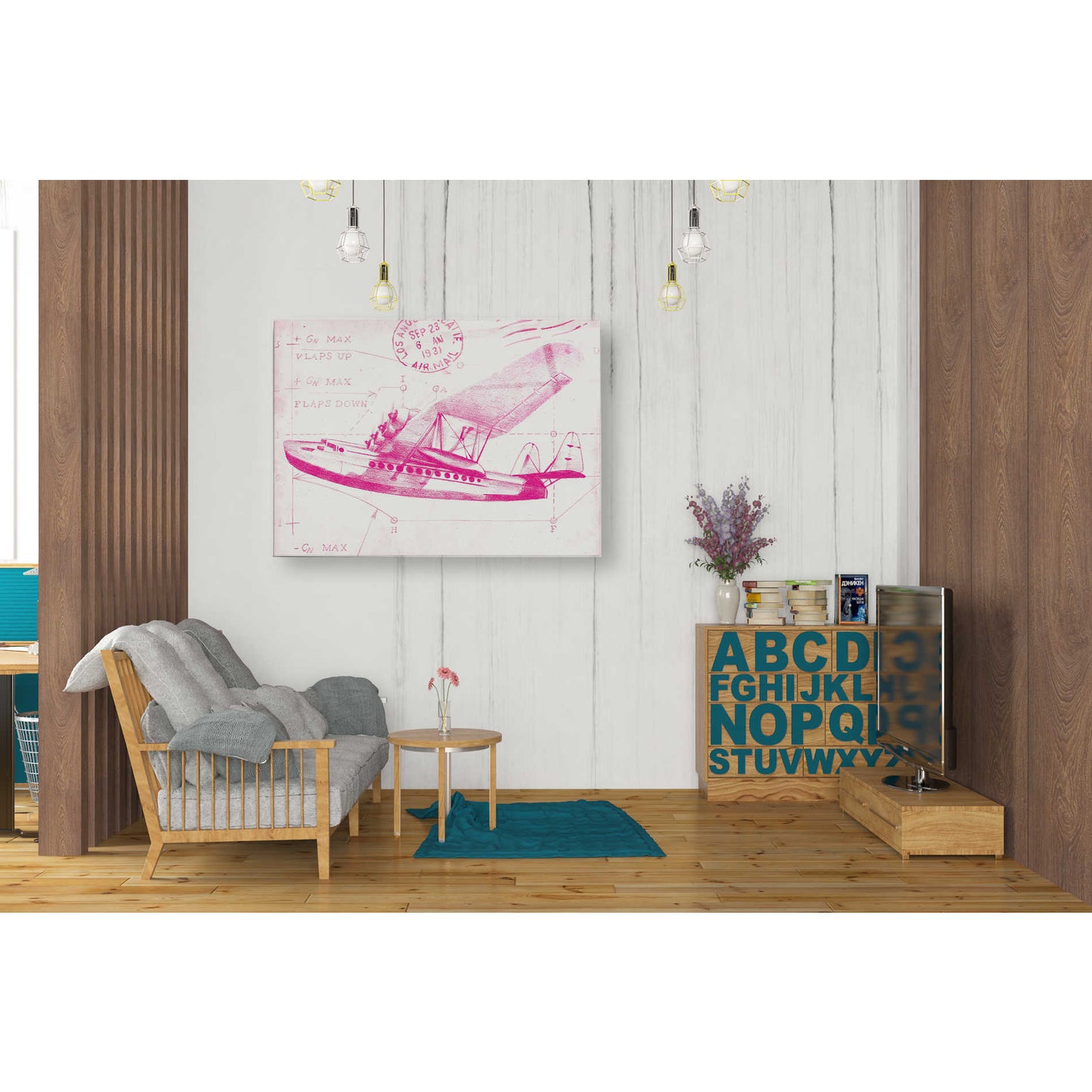 Epic Art 'Flight Schematic III' by Ethan Harper Acrylic Glass Wall Art,24x36