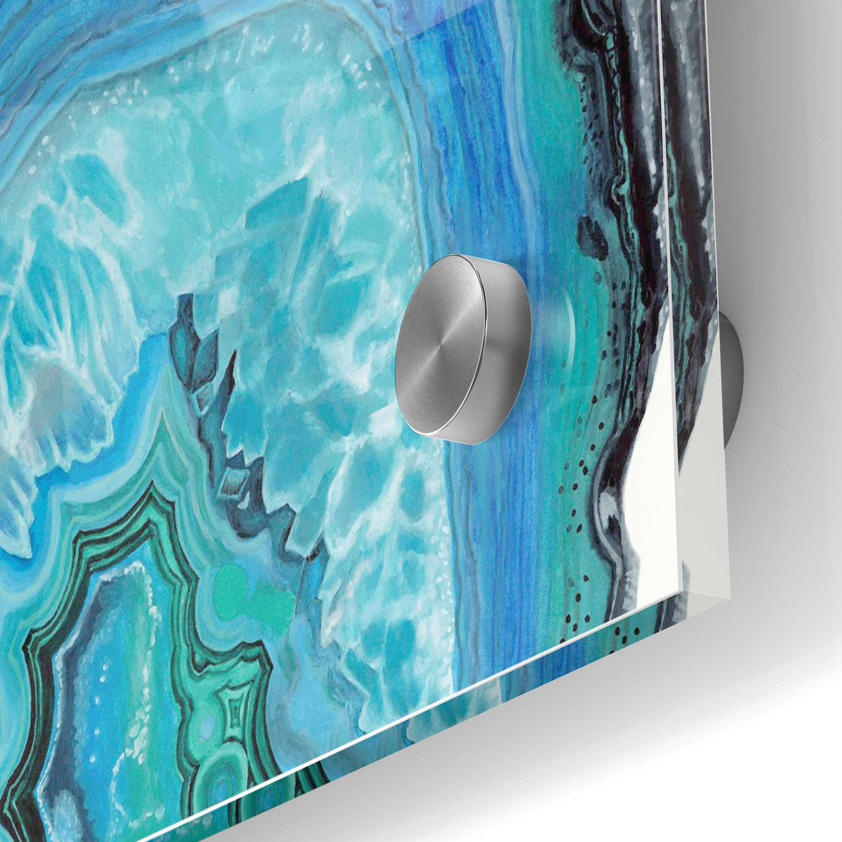 Epic Art 'Agate Studies II' by Naomi McCavitt Acrylic Glass Wall Art,24x36