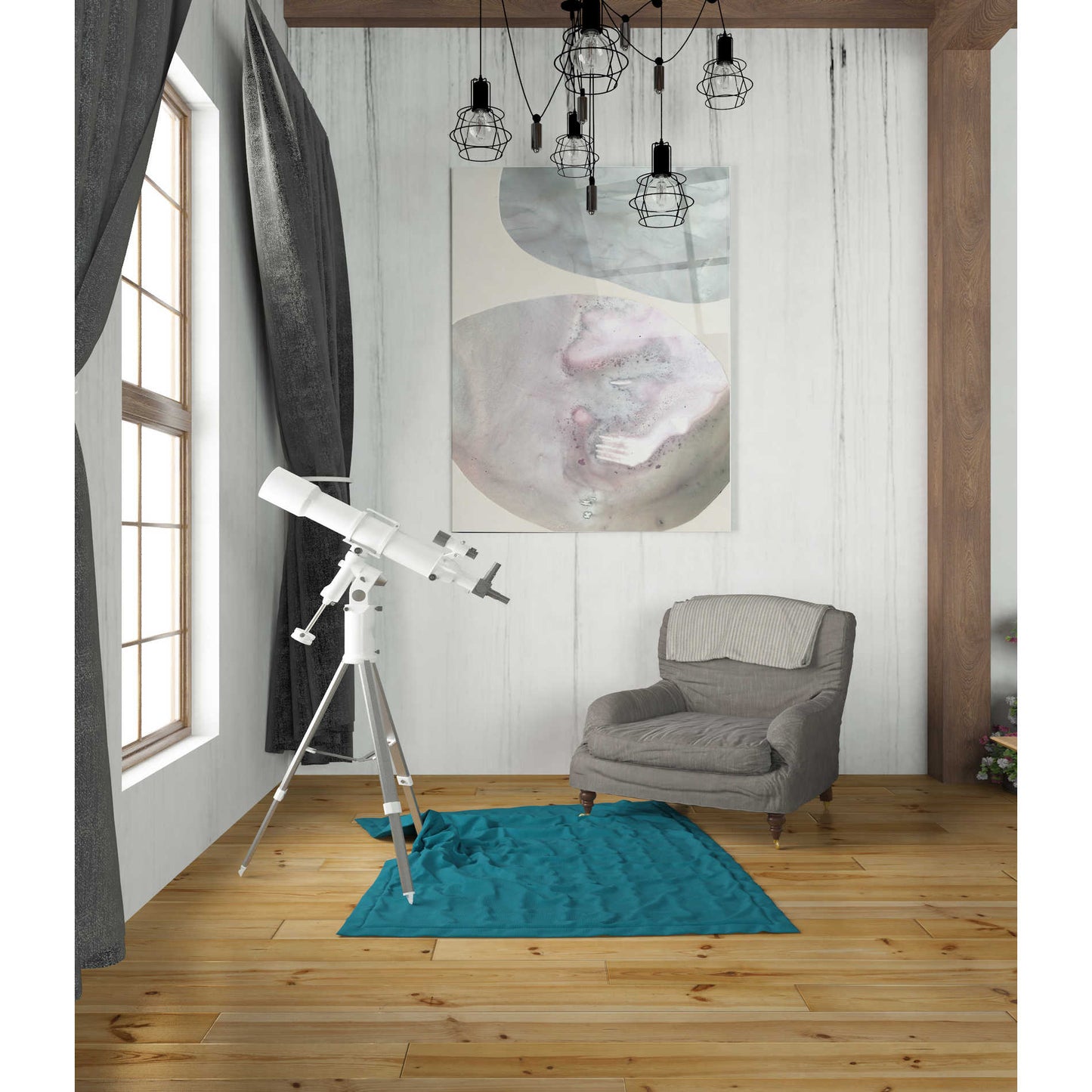 Epic Art 'Gravitate III' by Victoria Borges Acrylic Glass Wall Art,24x36