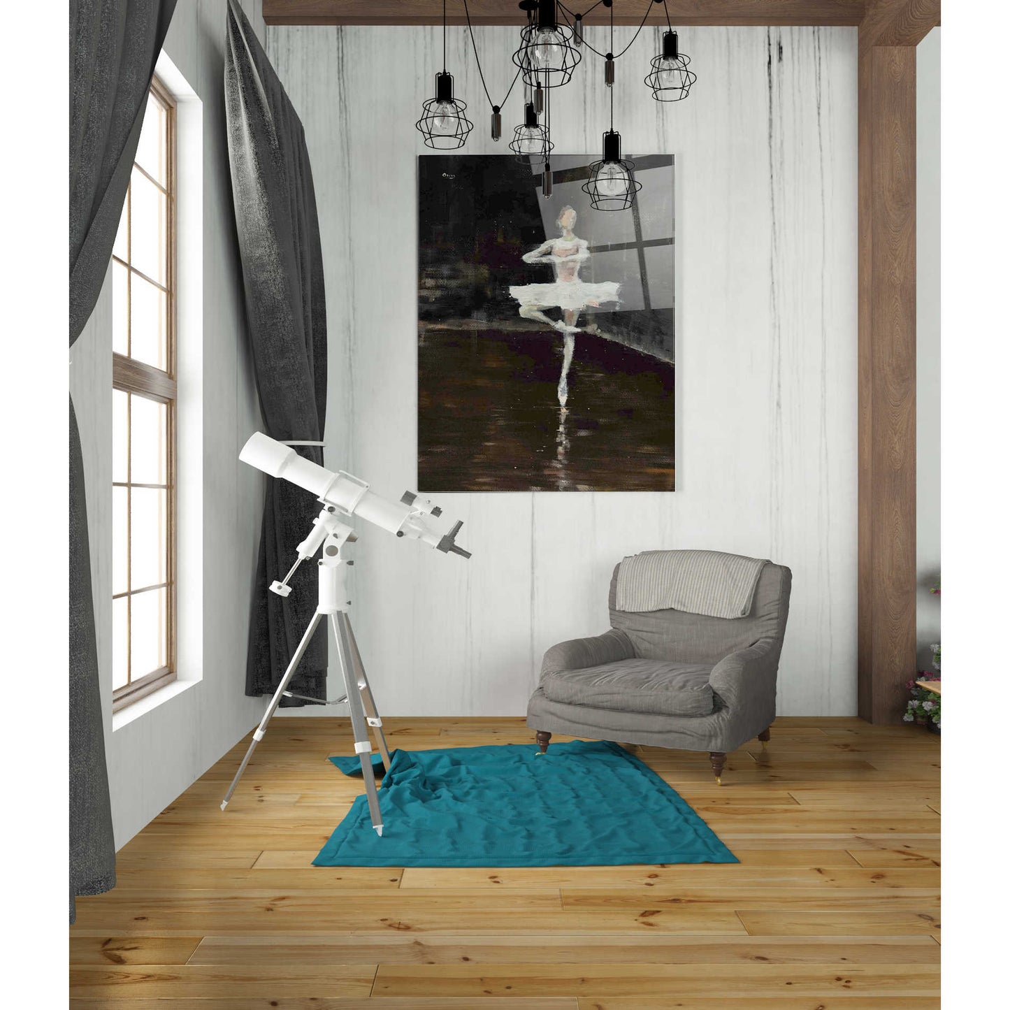 Epic Art 'Tiny Dancer' by Oscar Alvarez Pardo, Acrylic Glass Wall Art,24x36