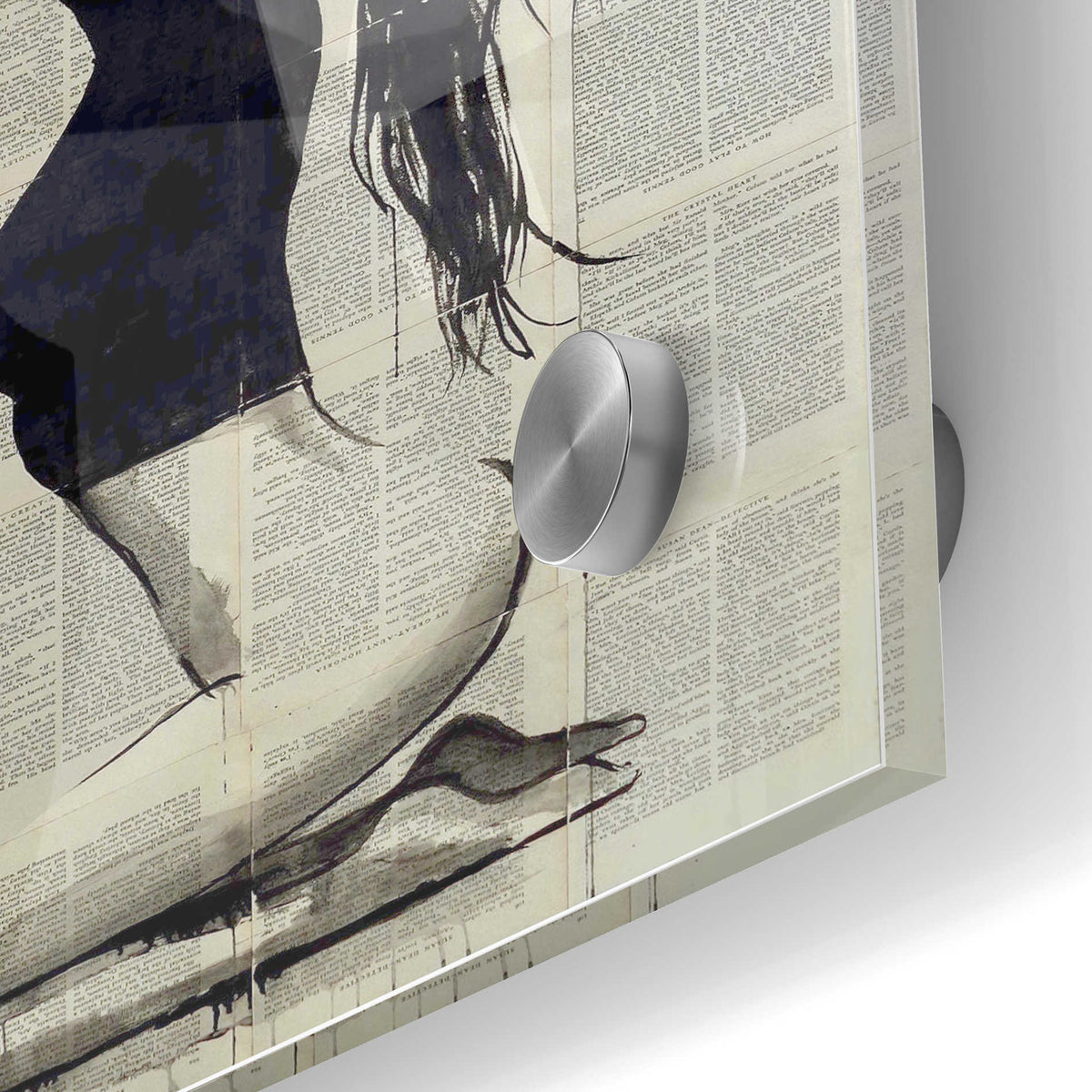 Epic Art 'The Black Top' by Loui Jover, Acrylic Glass Wall Art,24x36
