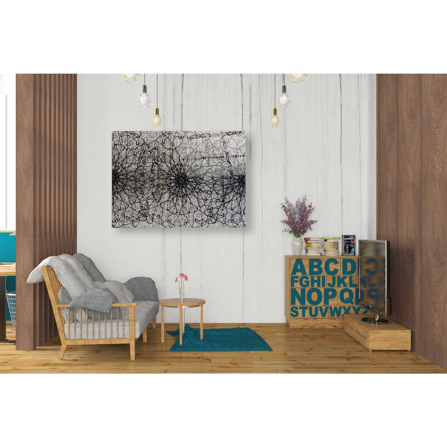 Epic Art 'Elegant Pattern 2' by Irena Orlov, Acrylic Glass Wall Art,24x36