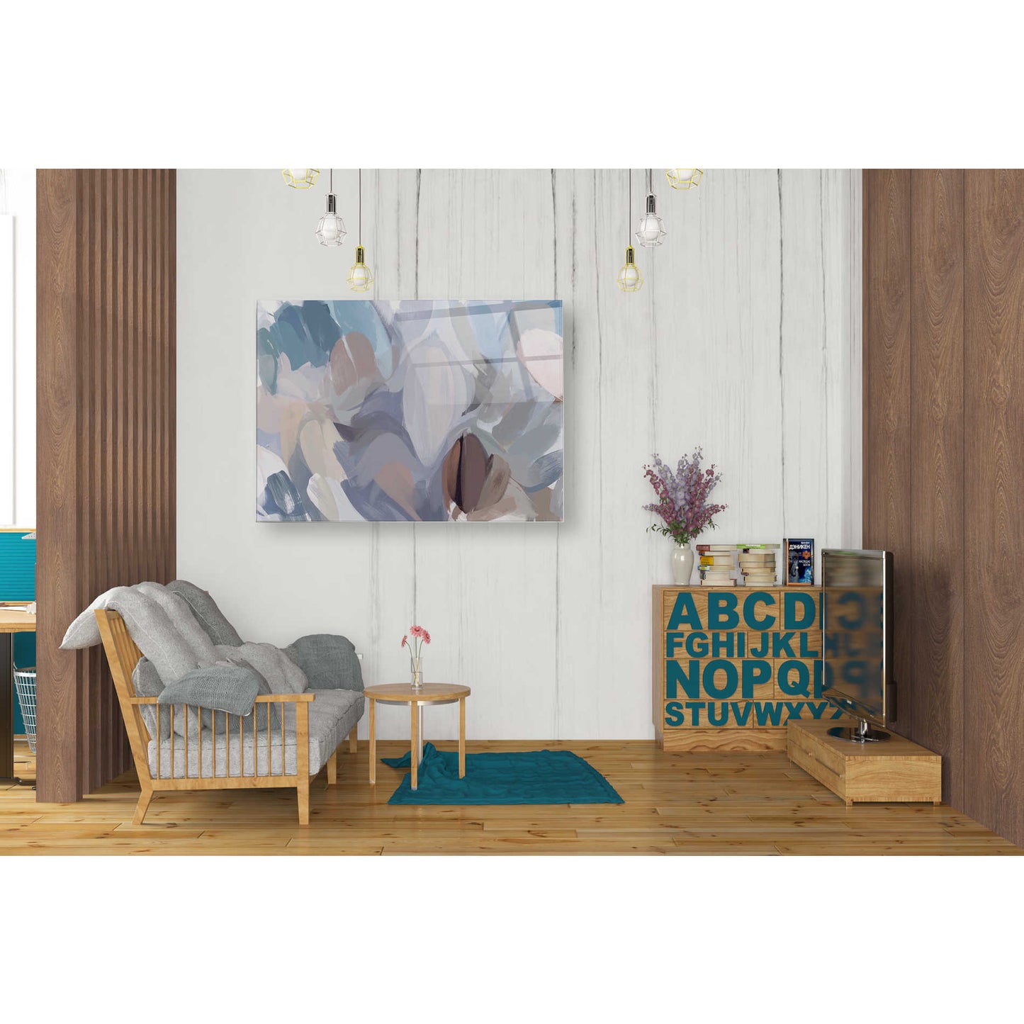 Epic Art 'The Color Movement 19' by Irena Orlov, Acrylic Glass Wall Art,24x36