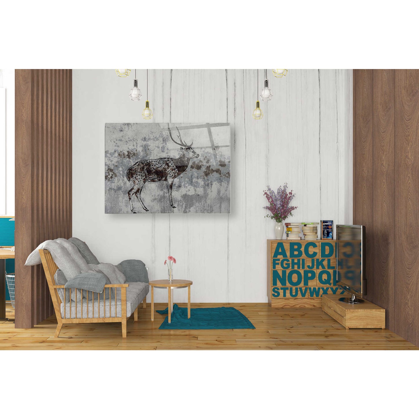 Epic Art 'Sika Deer 1' by Irena Orlov, Acrylic Glass Wall Art,24x36